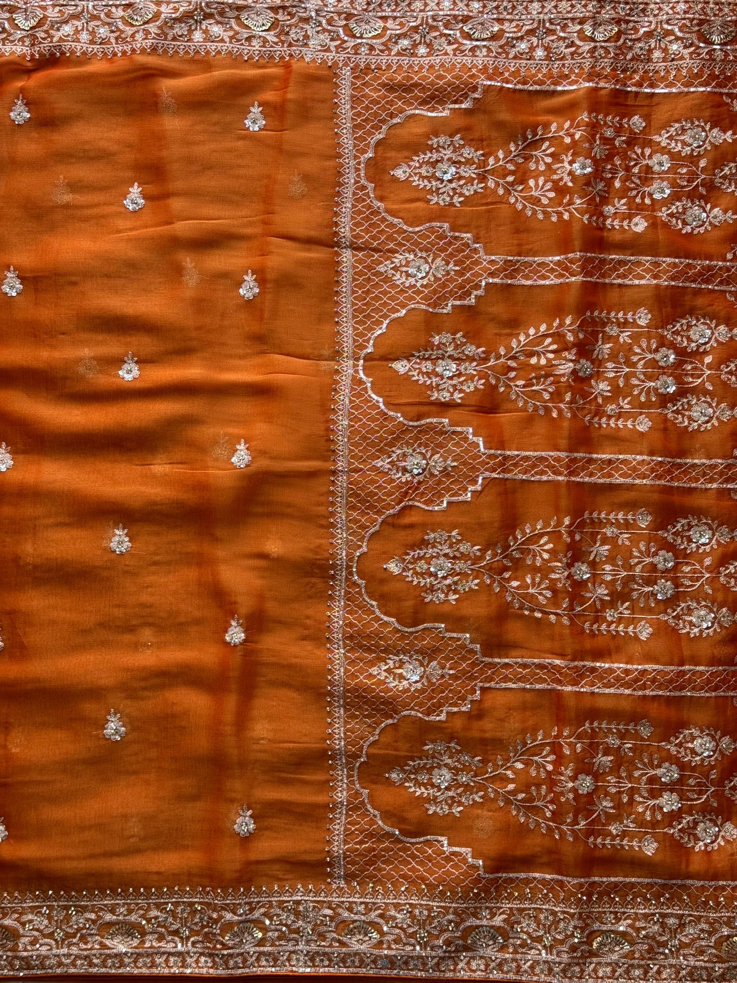 Kesariya Noor Saree