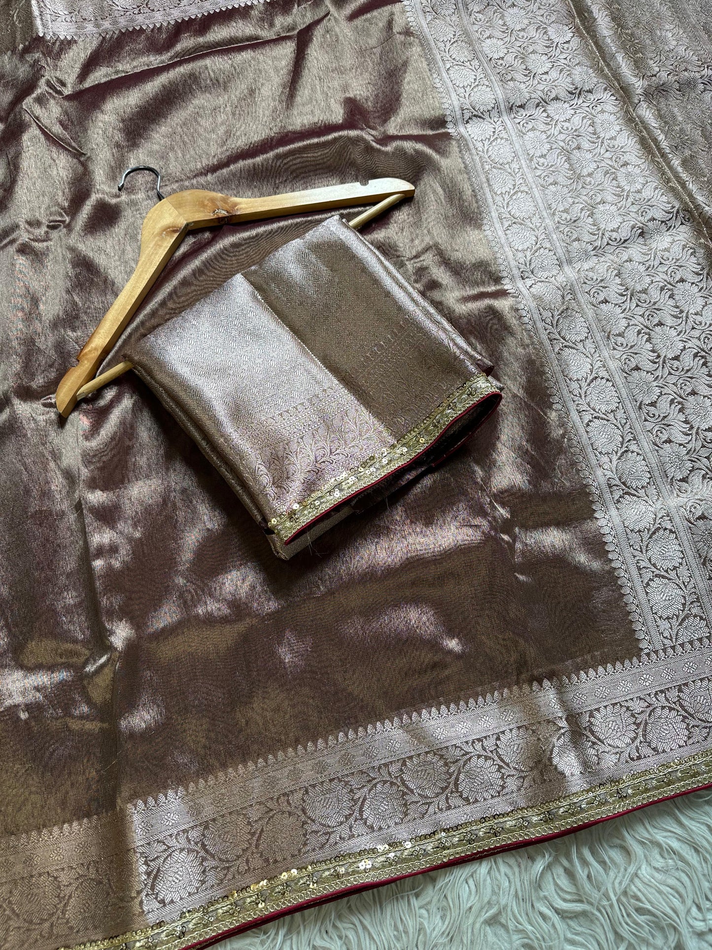Bronze Elegance Saree