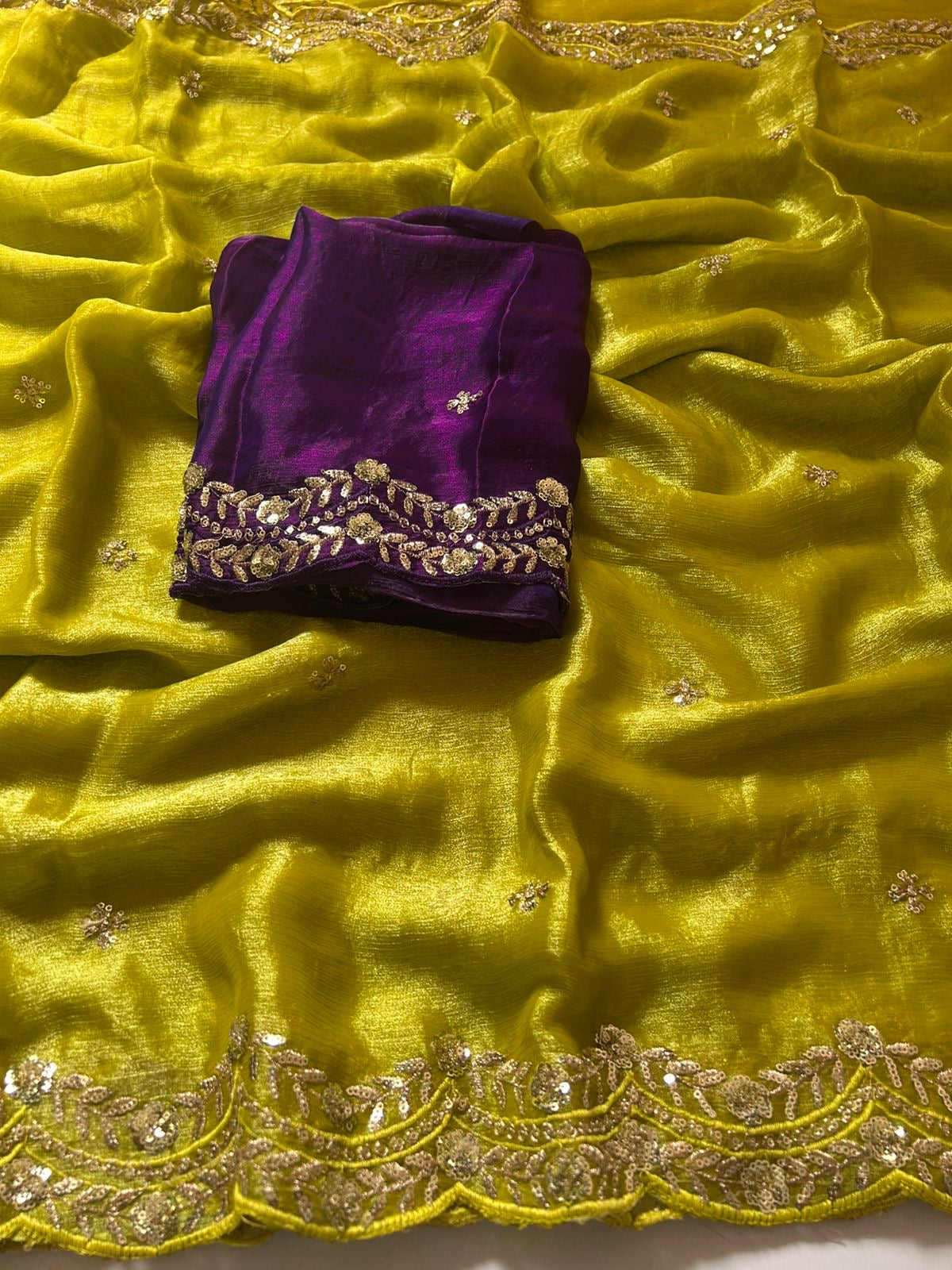 Neon Noor Saree