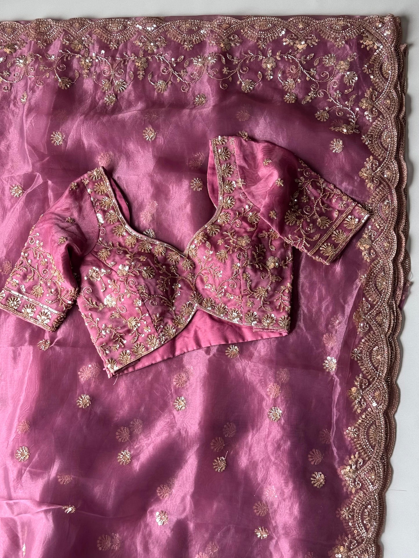 Mehfil Mauve Luxe Saree