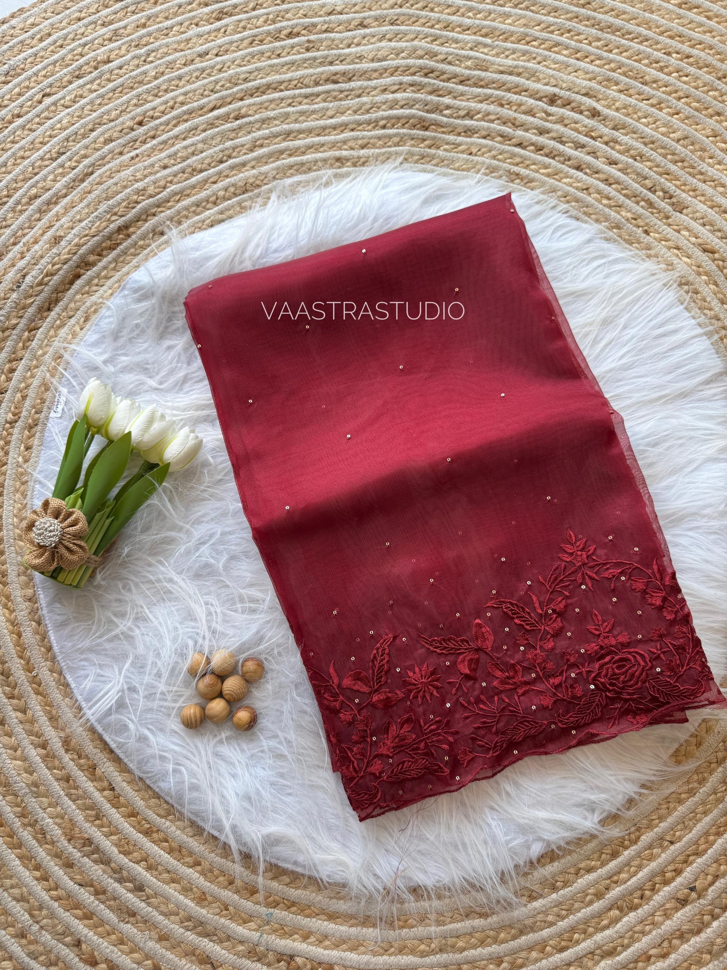 Bloom Veil Saree