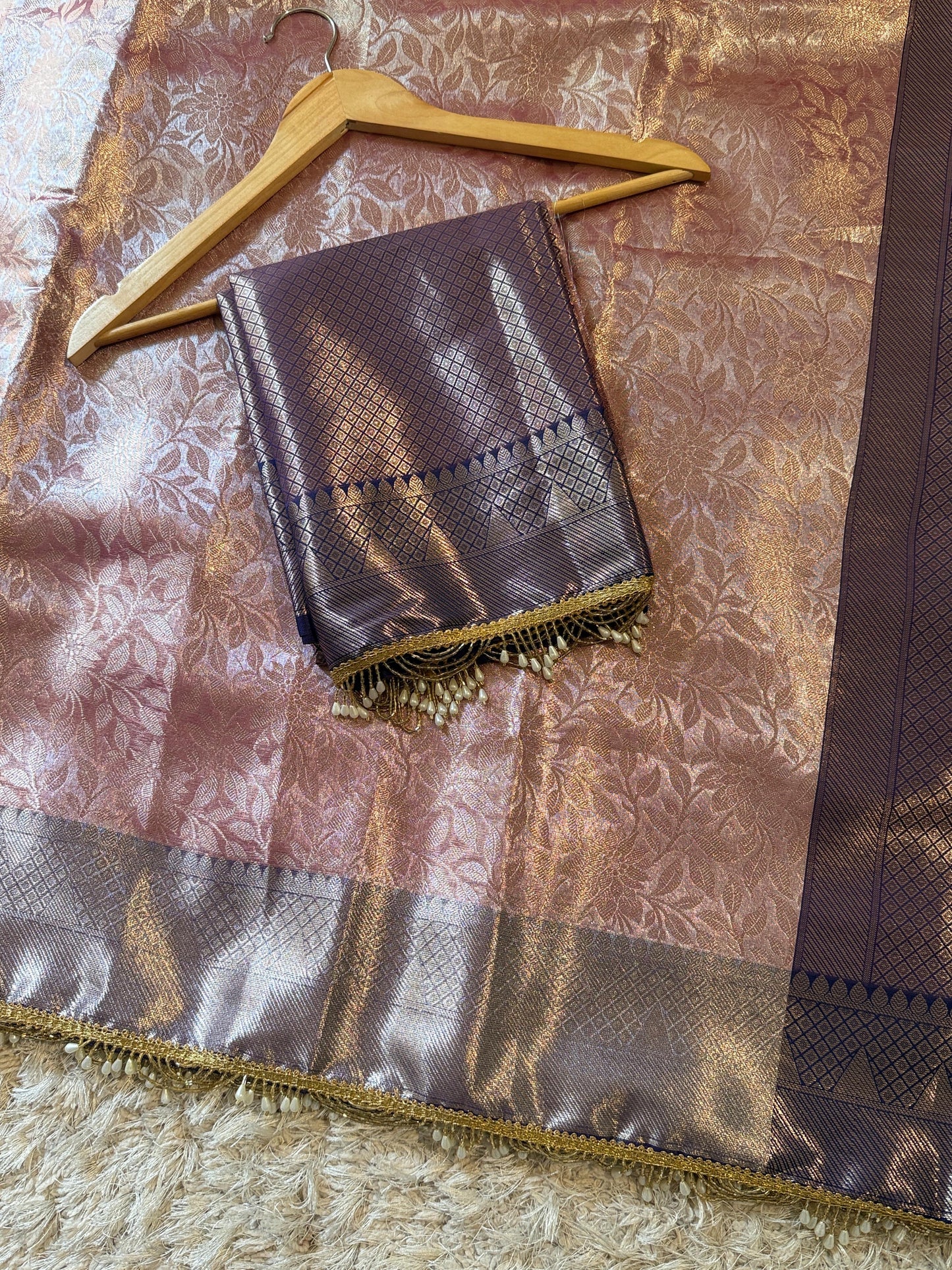 Mauve Majesty Saree