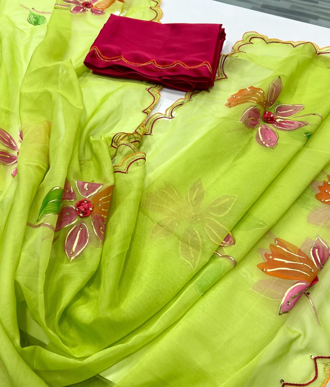 Greenery soft Saree