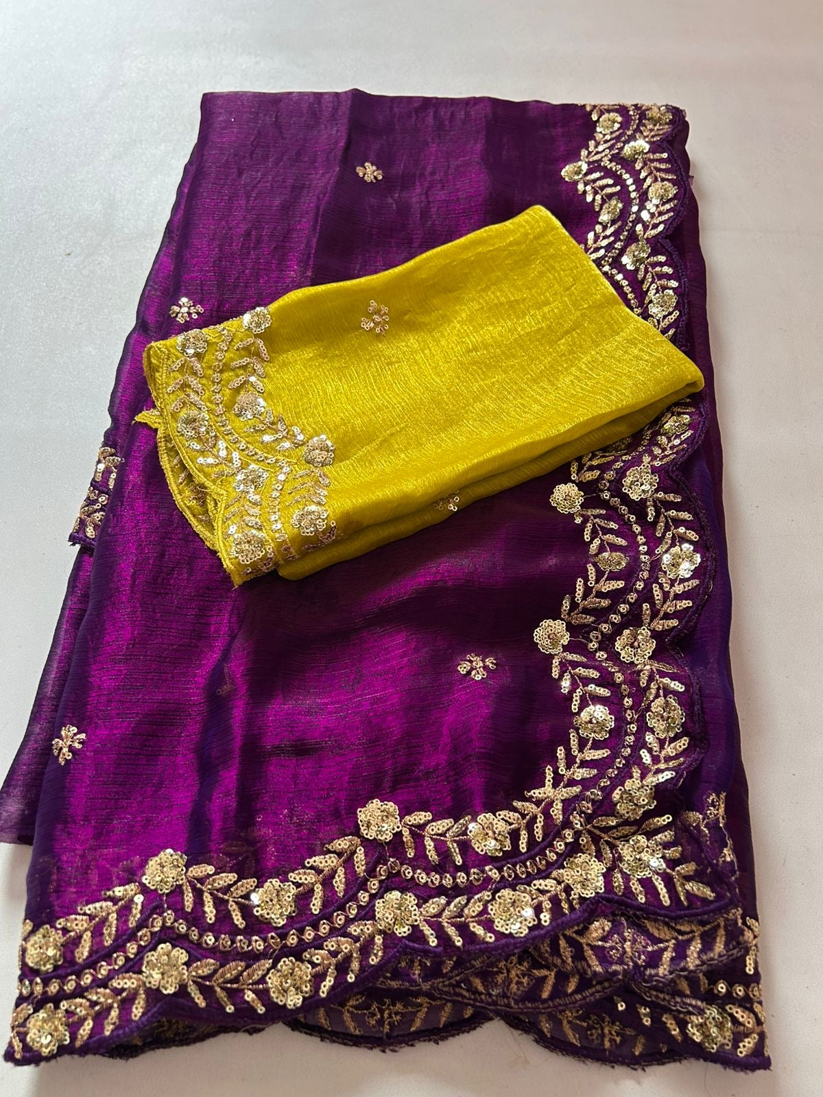Neon Noor Saree