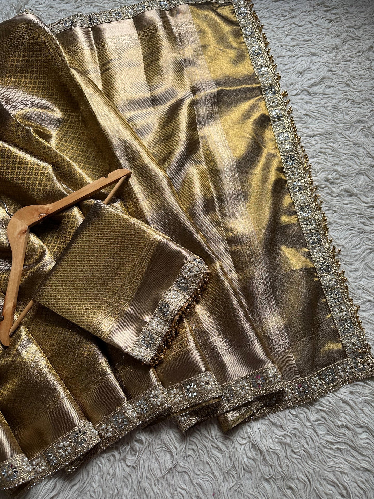 Golden Aura Saree