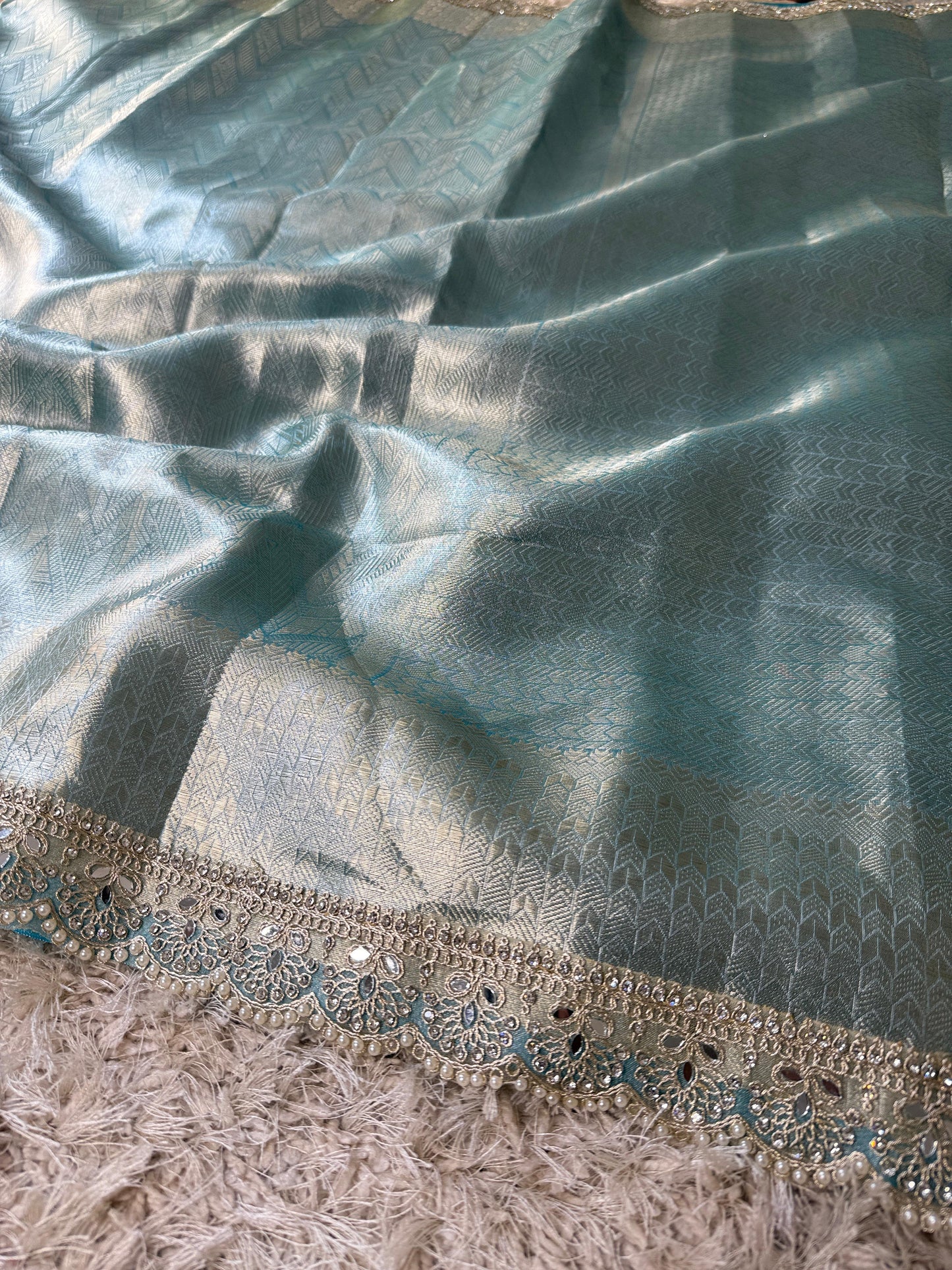 Sage Noor Banarasi Saree