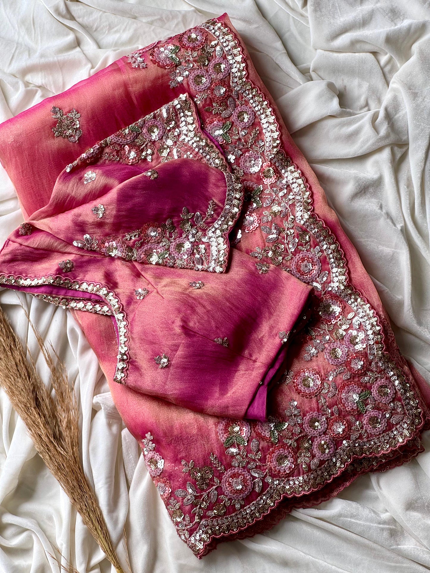 Peony Dreams Saree