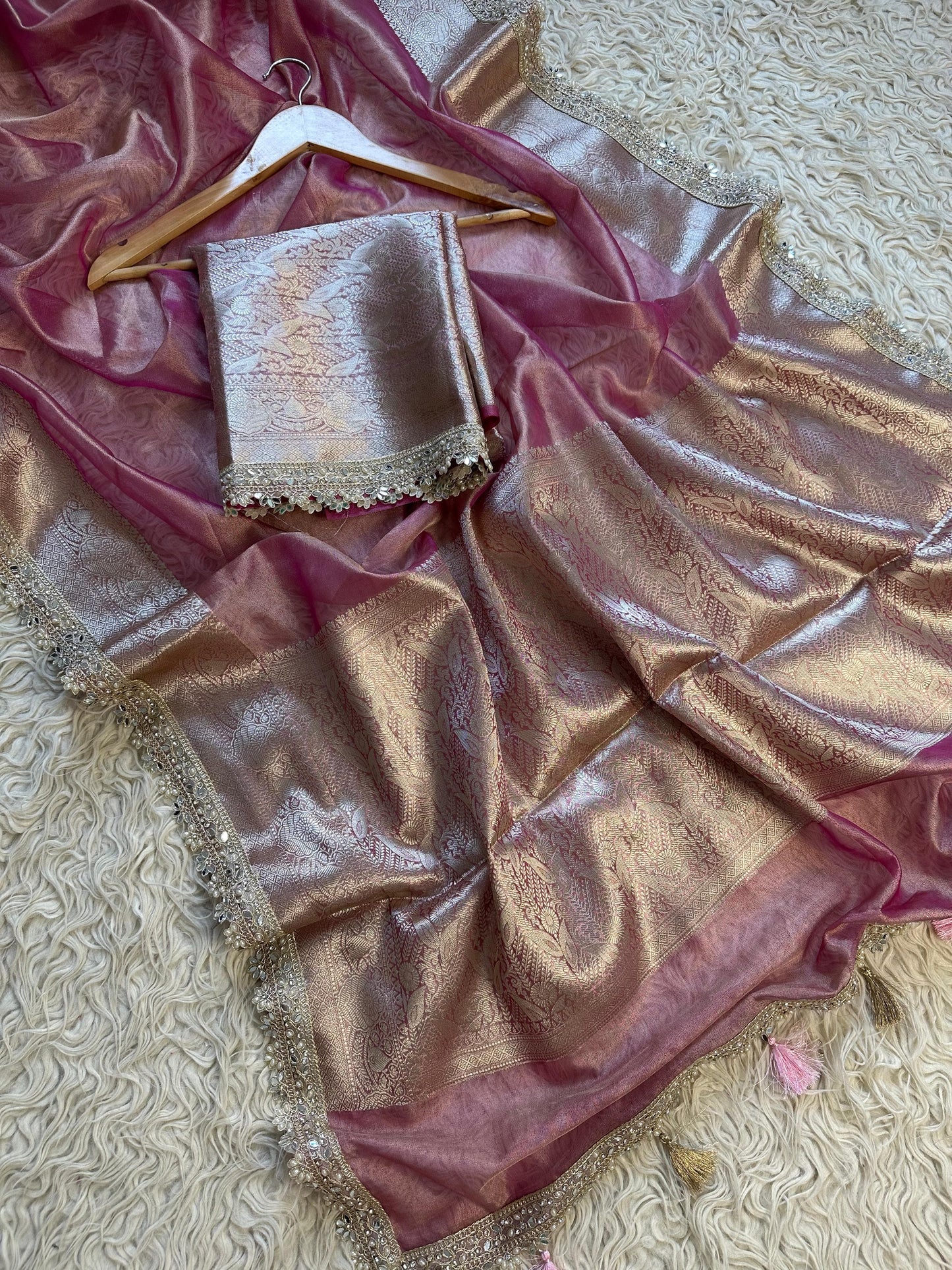 Royal Radiance saree(Blush Pink)