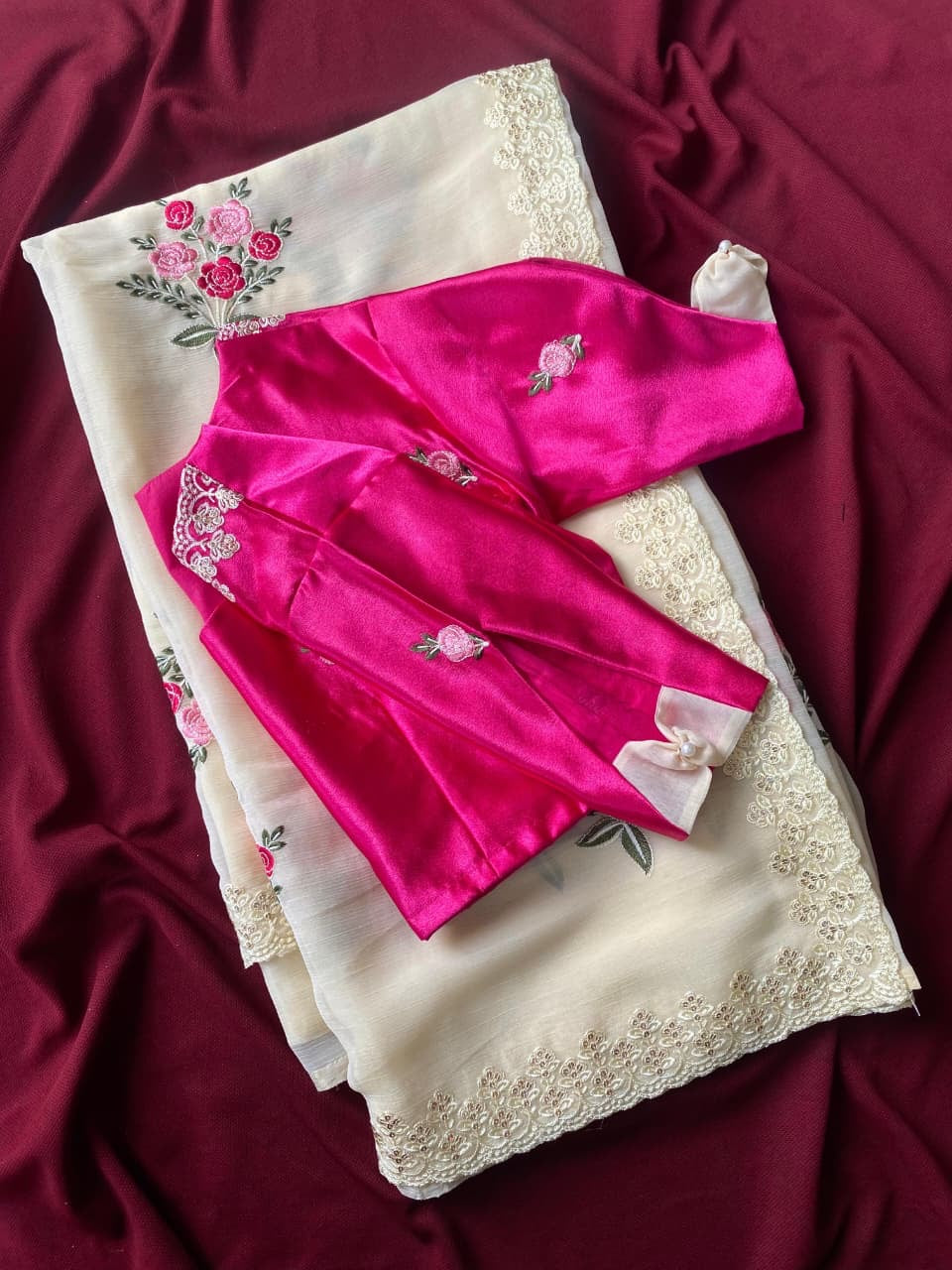 Blush Garden Saree