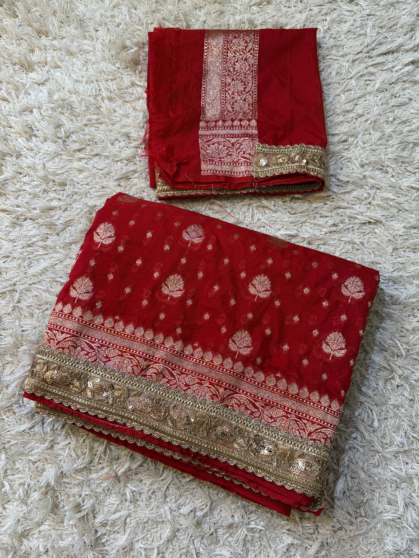 Kanakavalli Khadi Georgette Saree