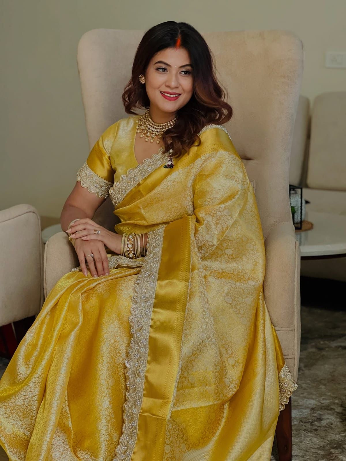 Divine Glow Saree