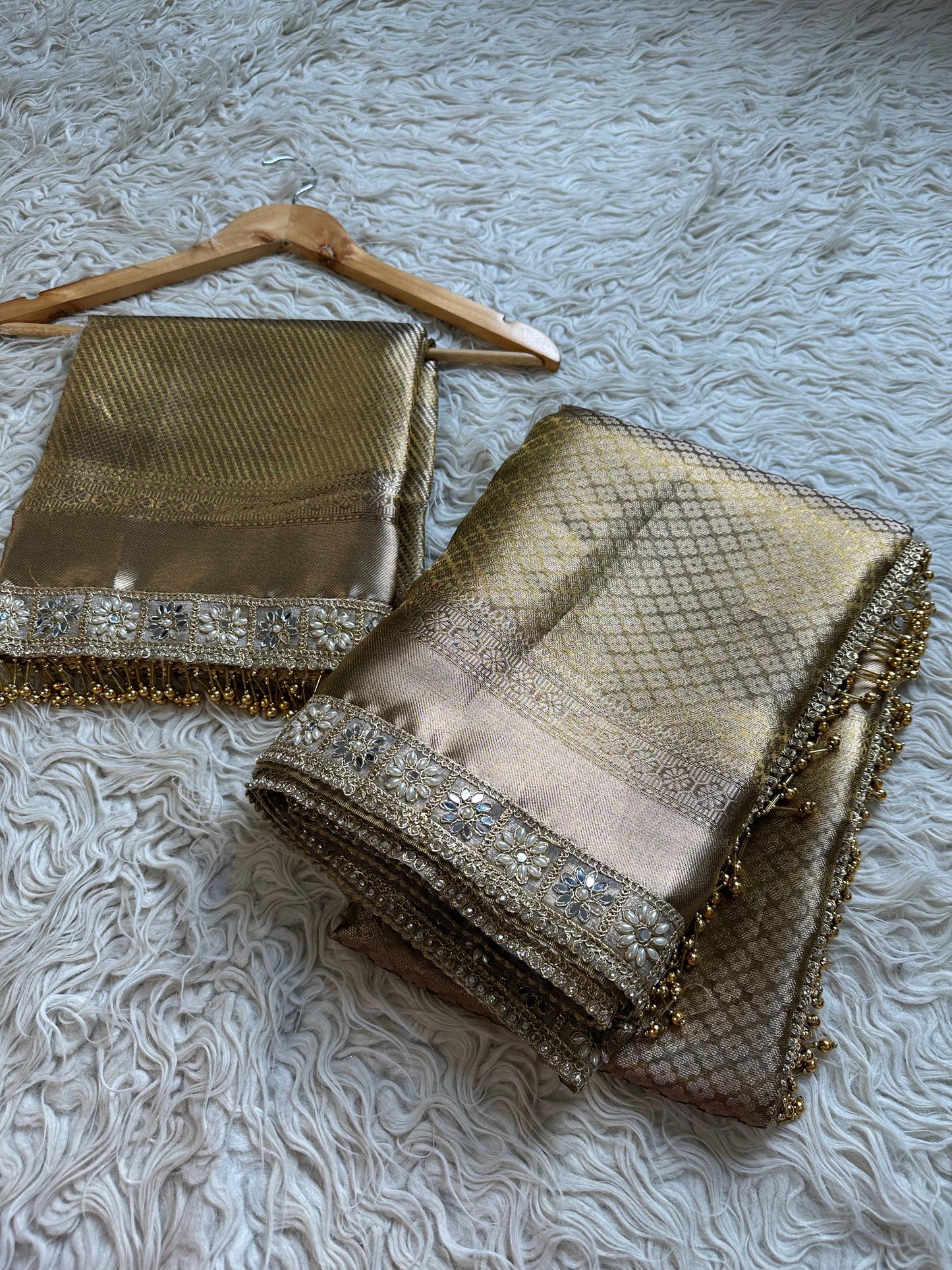 Golden Aura Saree