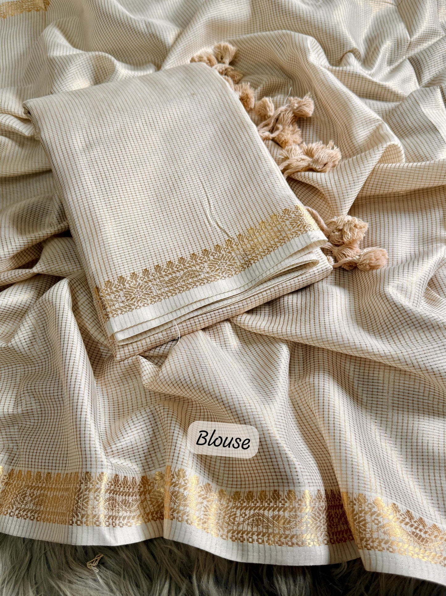 Kumudini Gold Saree