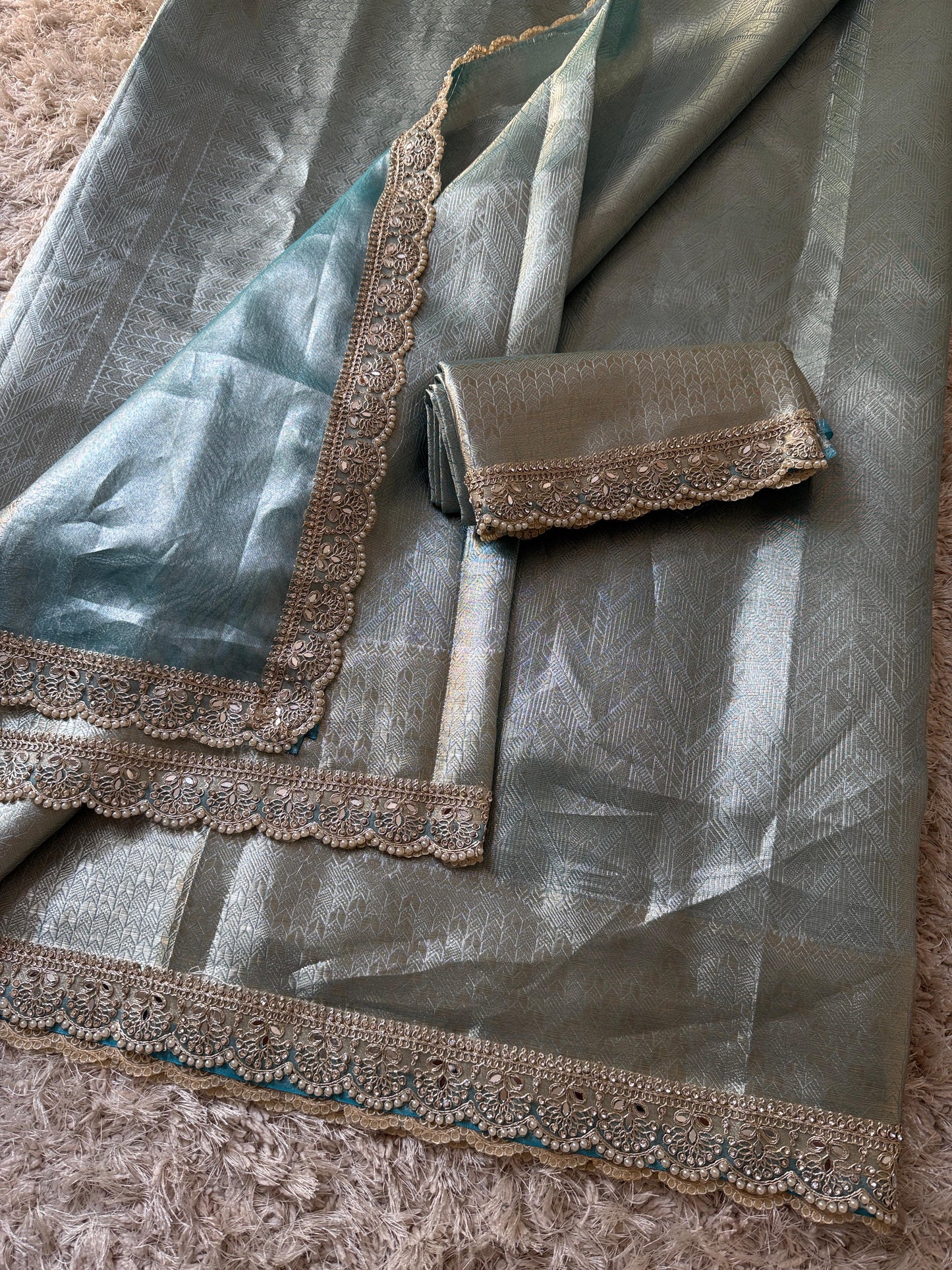 Sage Noor Banarasi Saree