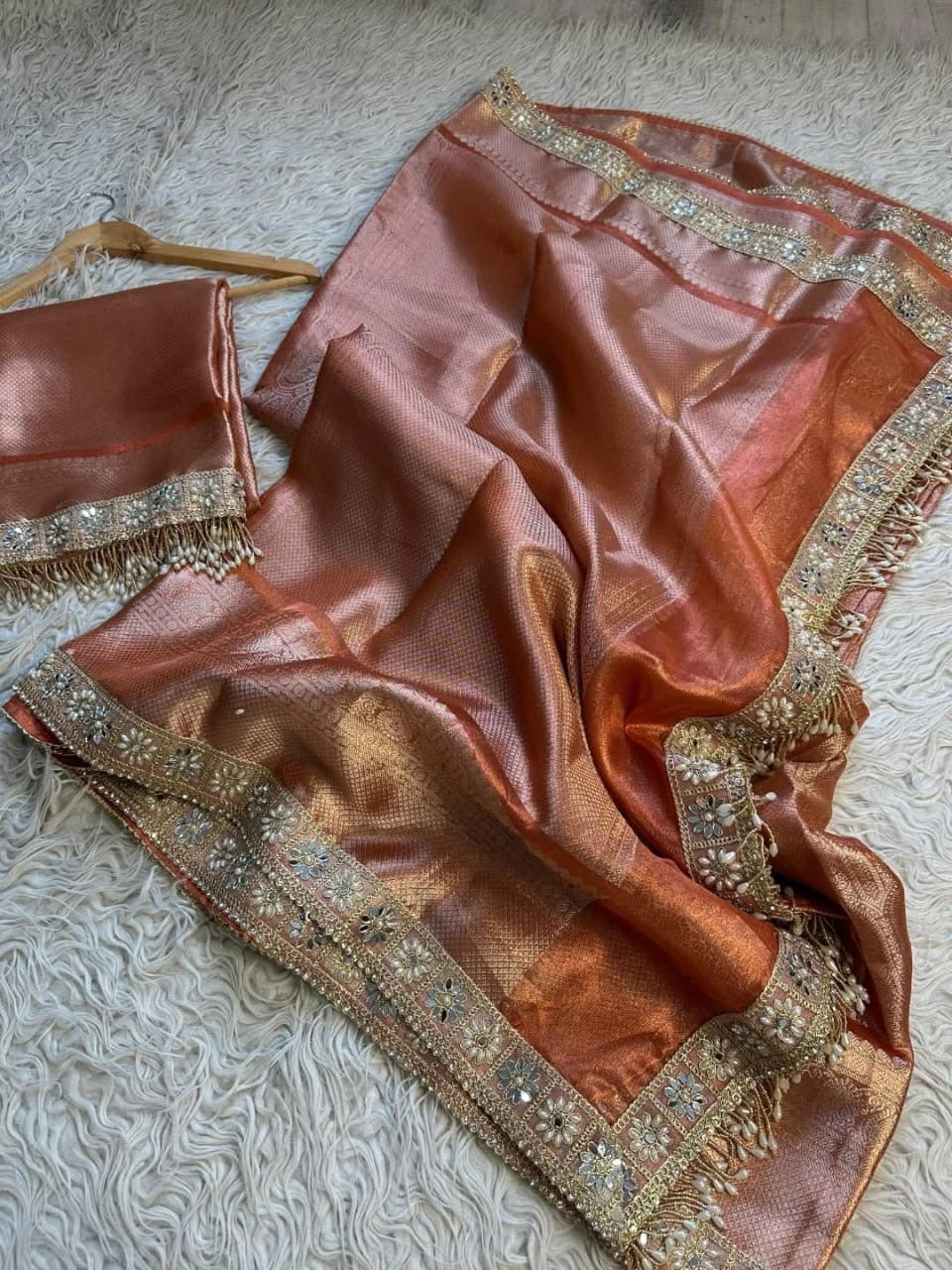 Cooper mirage Saree