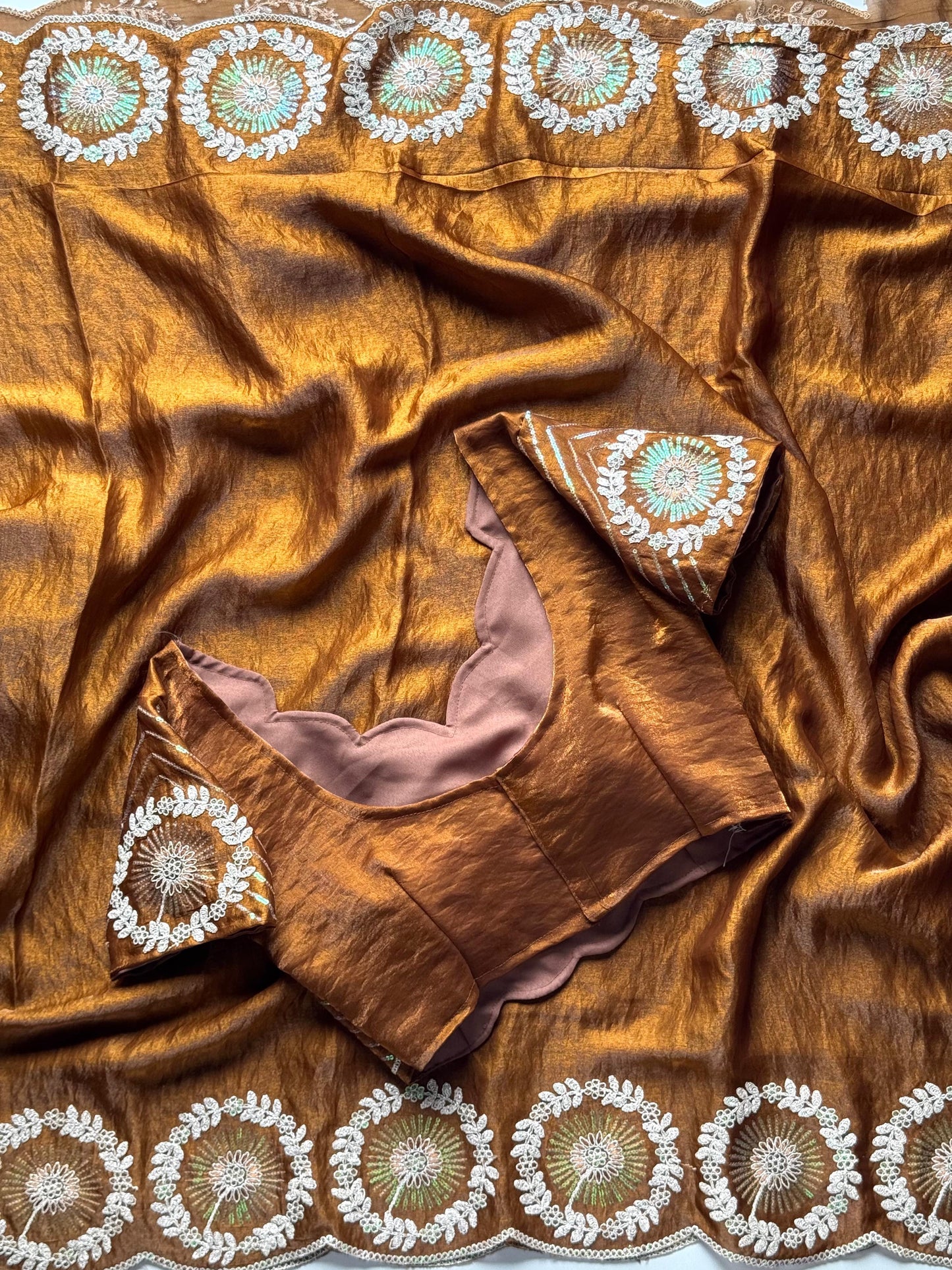Mustard Elegance Saree