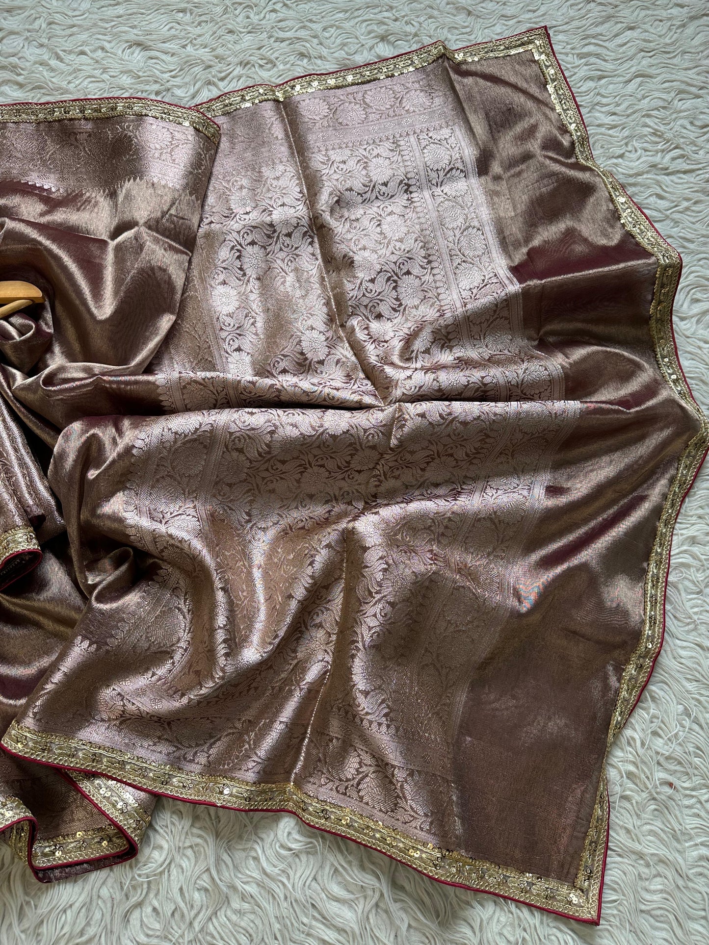 Bronze Elegance Saree