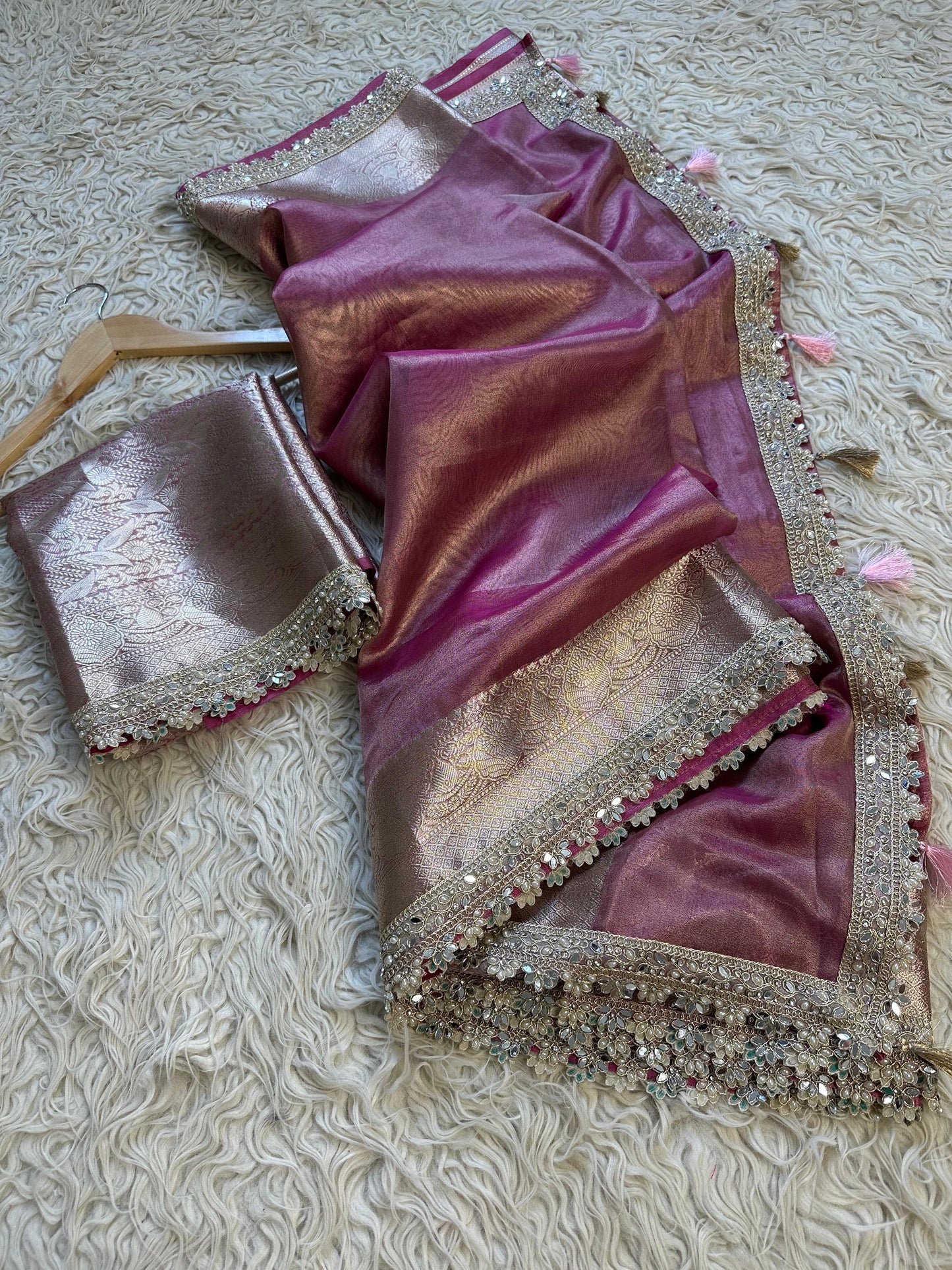 Royal Radiance saree(Blush Pink)
