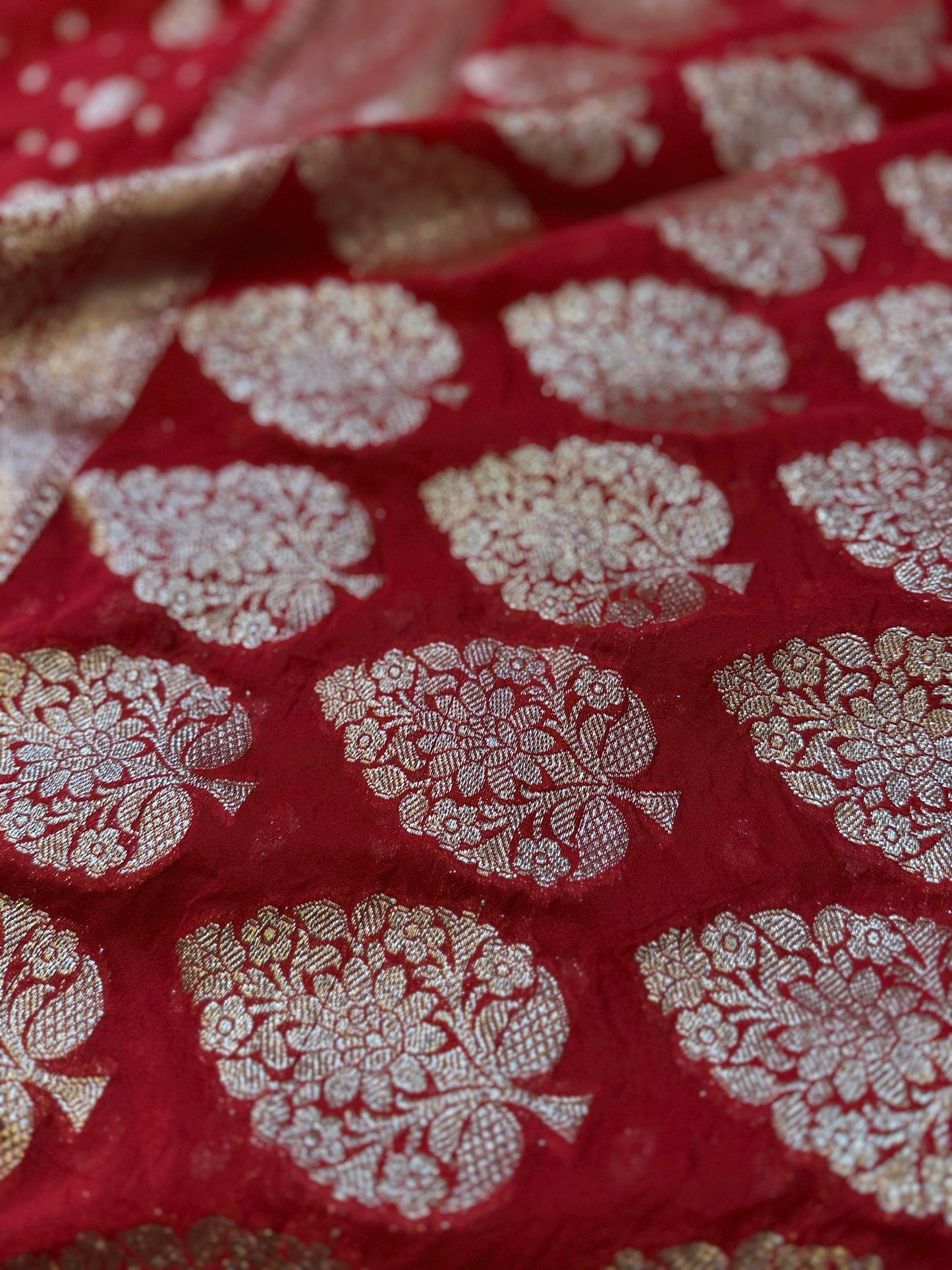 Kanakavalli Khadi Georgette Saree