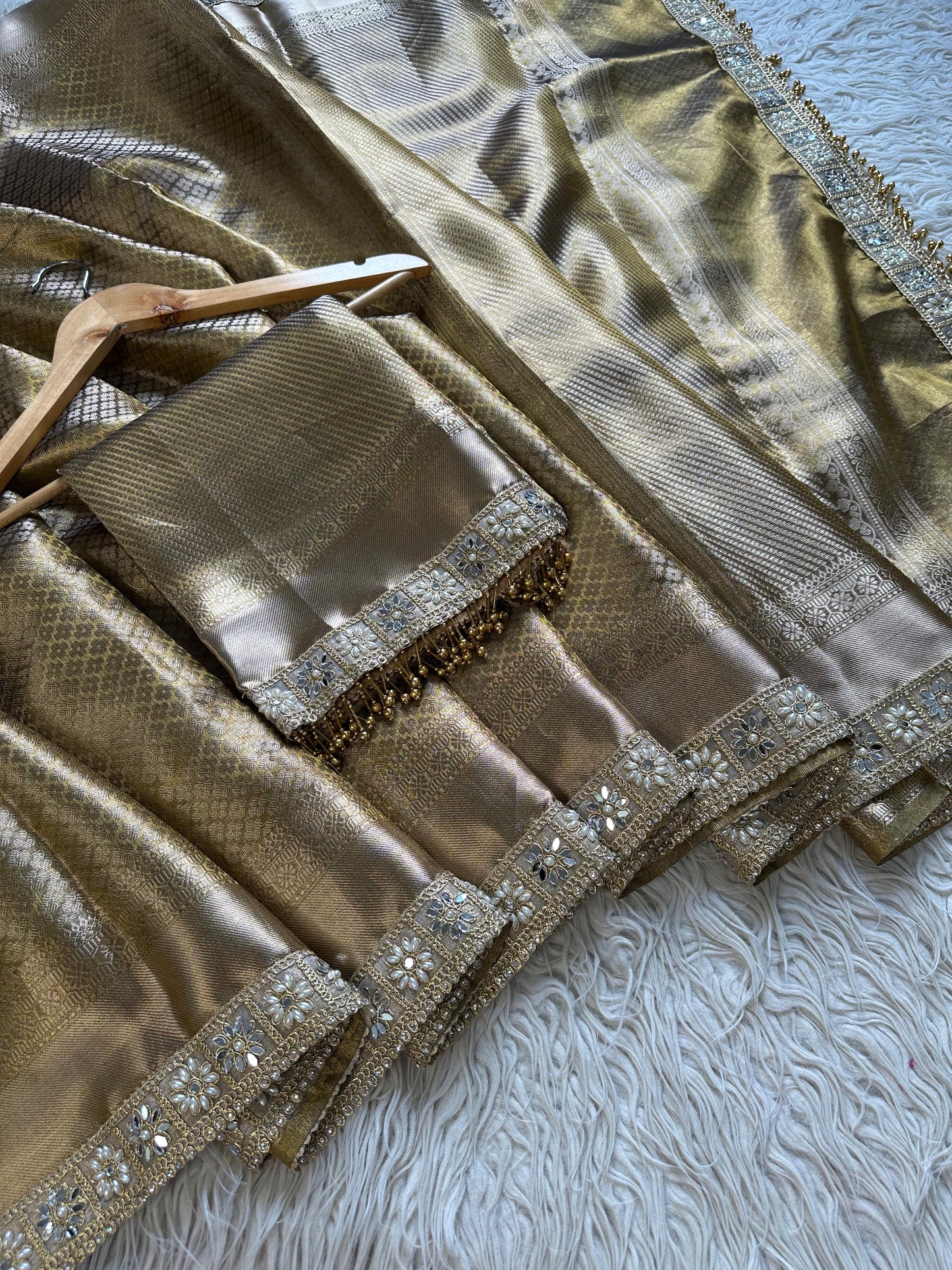 Golden Aura Saree