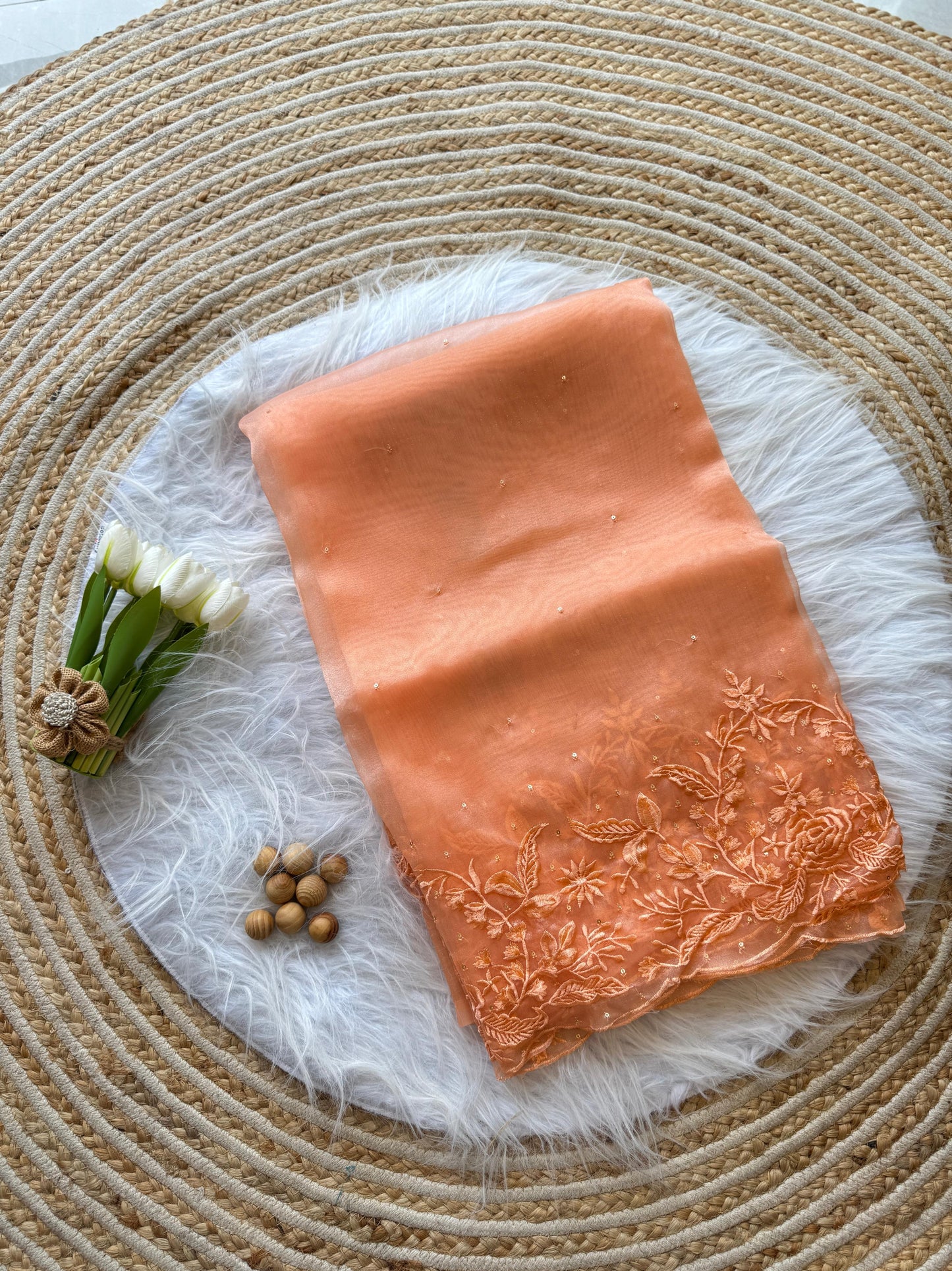 Bloom Veil Saree