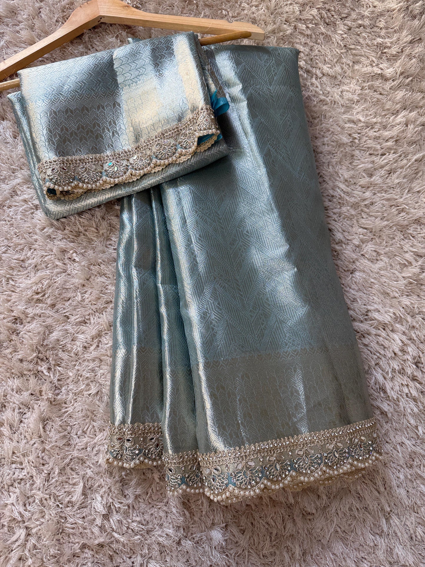 Sage Noor Banarasi Saree