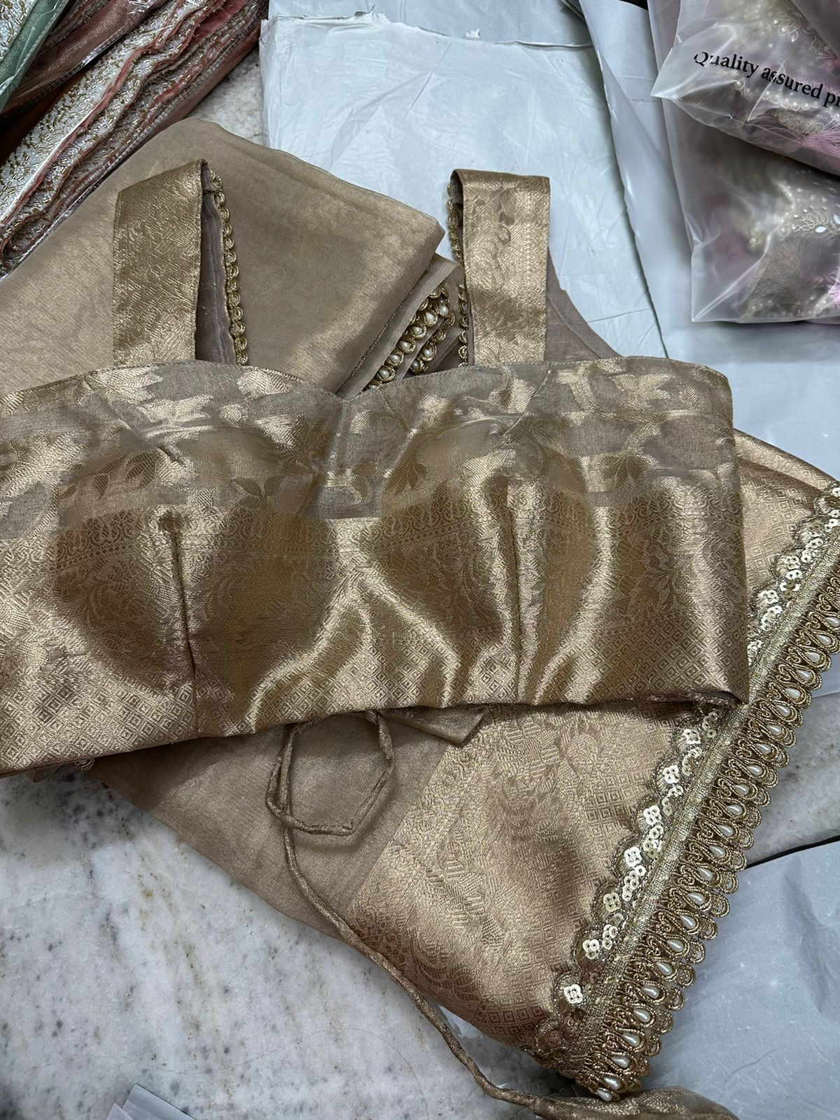 Param Sundari Tissue Saree