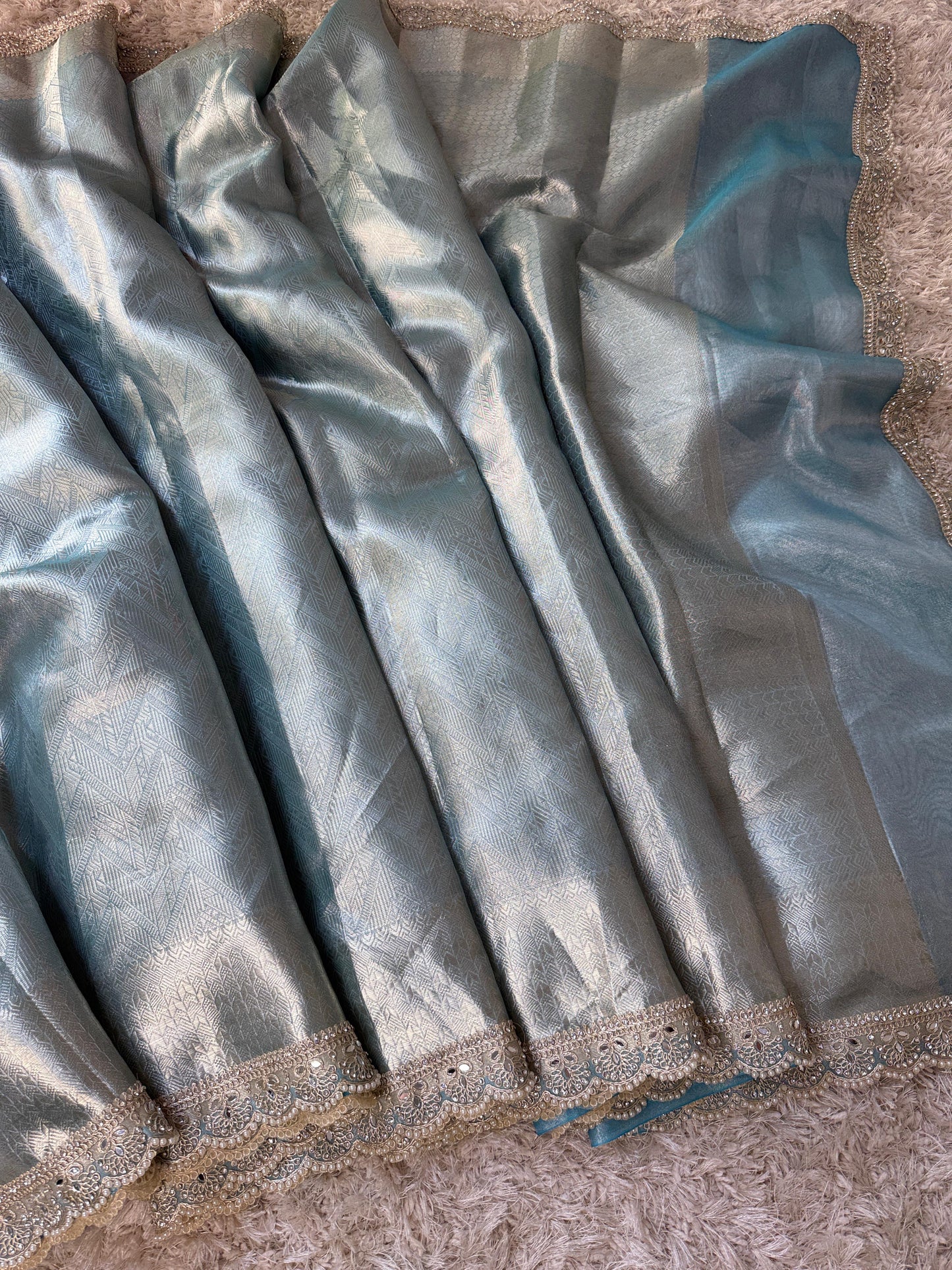 Sage Noor Banarasi Saree
