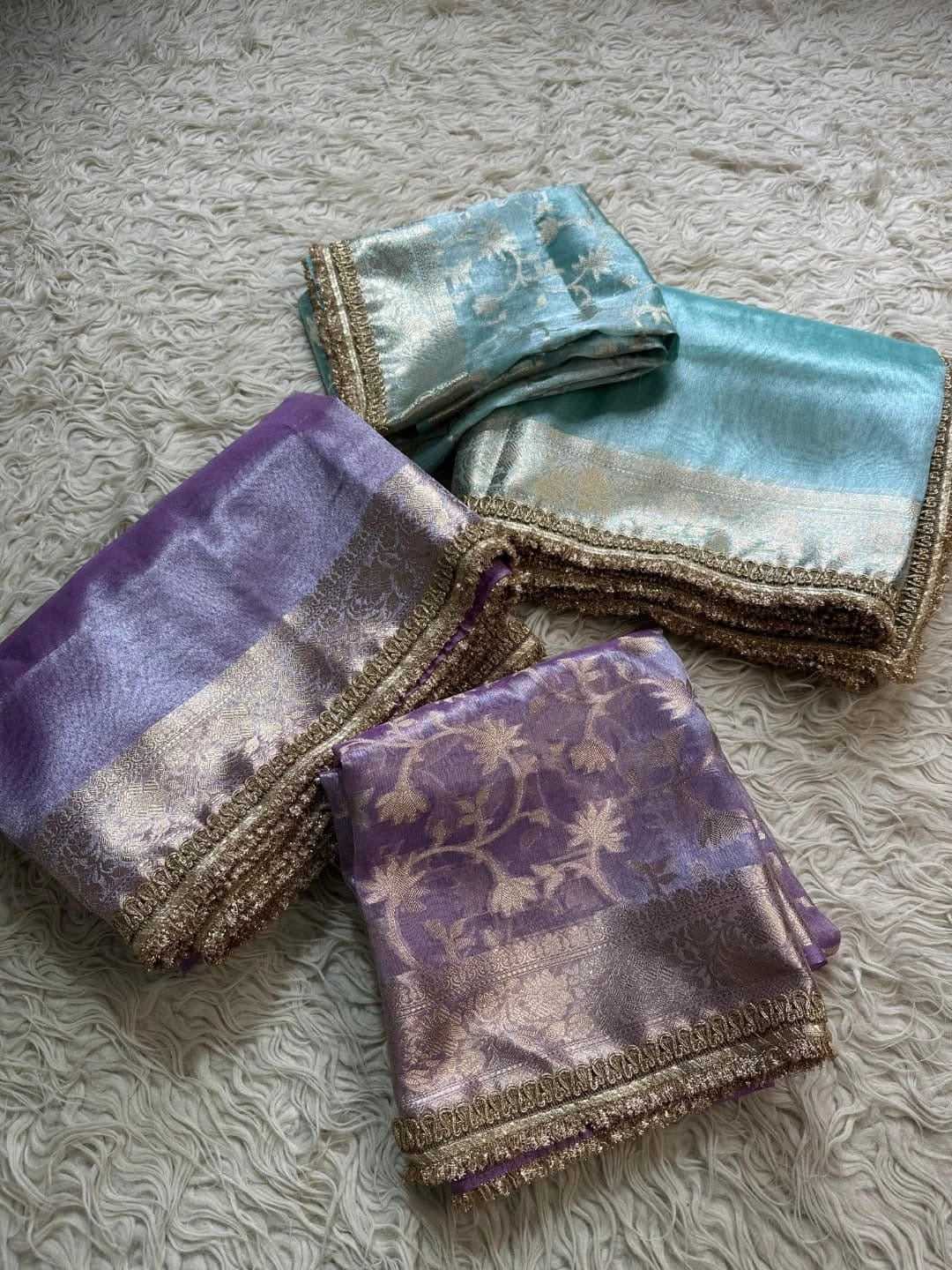 Aqua Aura Banarasi Saree