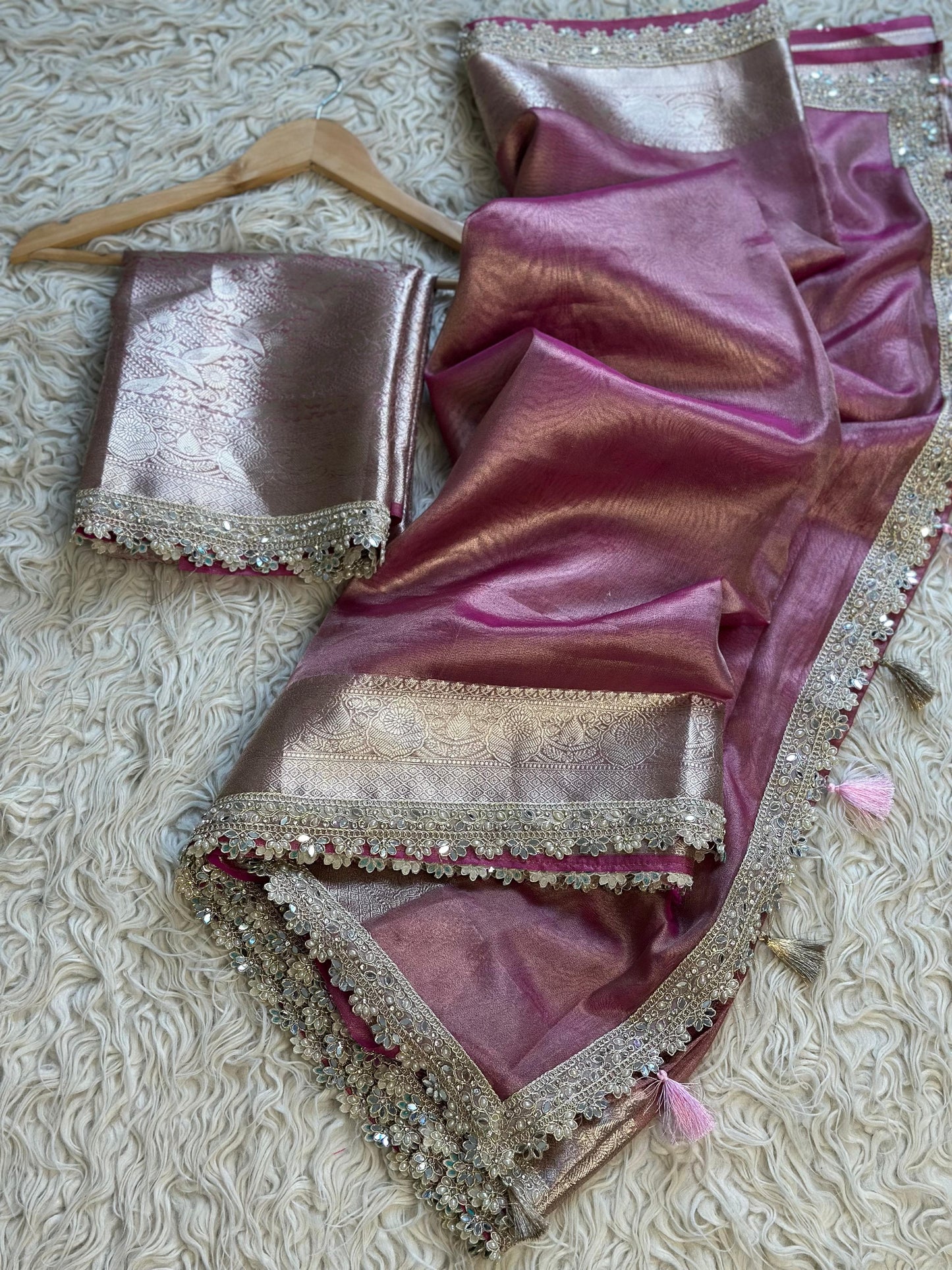Royal Radiance saree(Blush Pink)