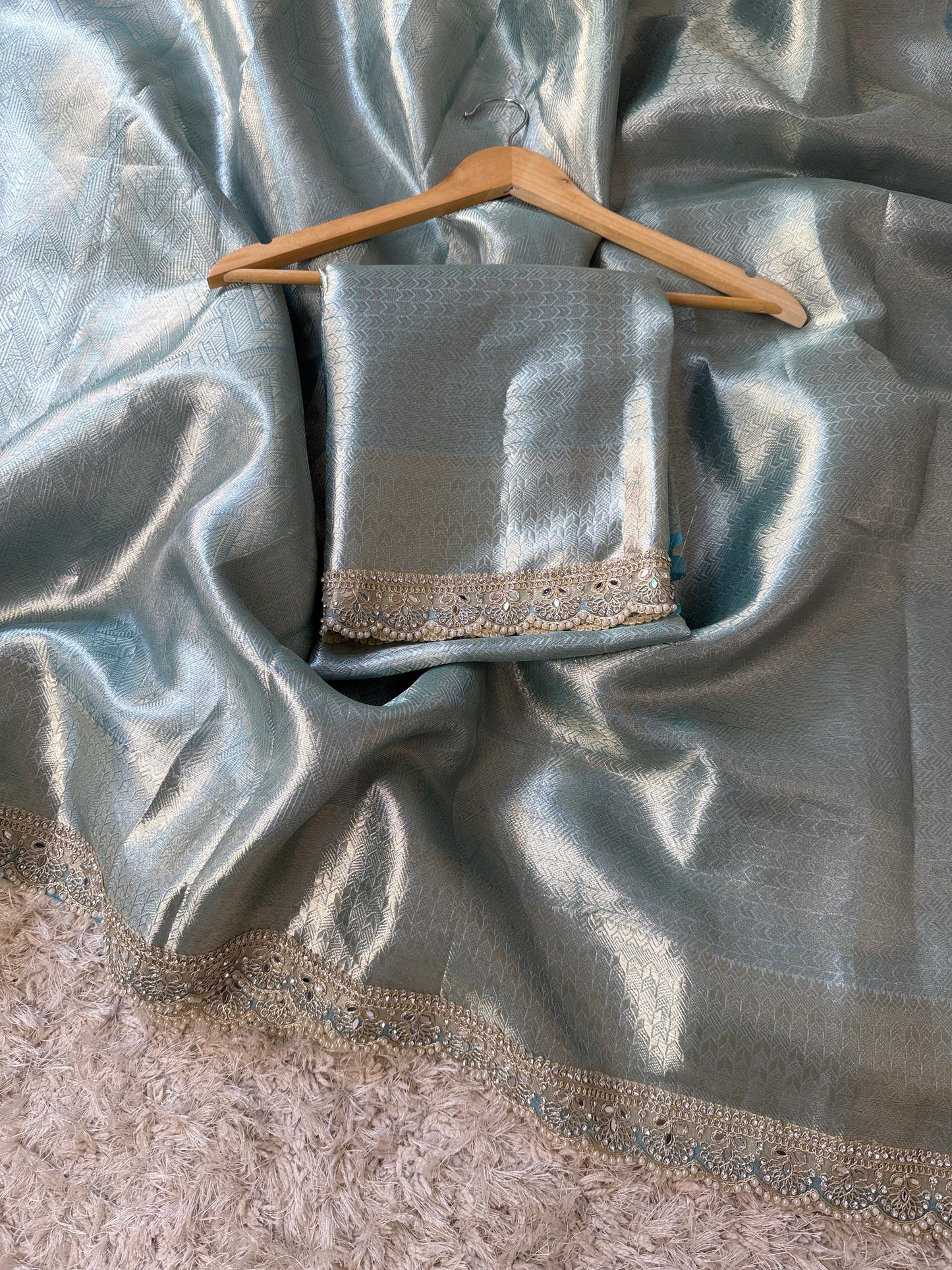 Sage Noor Banarasi Saree