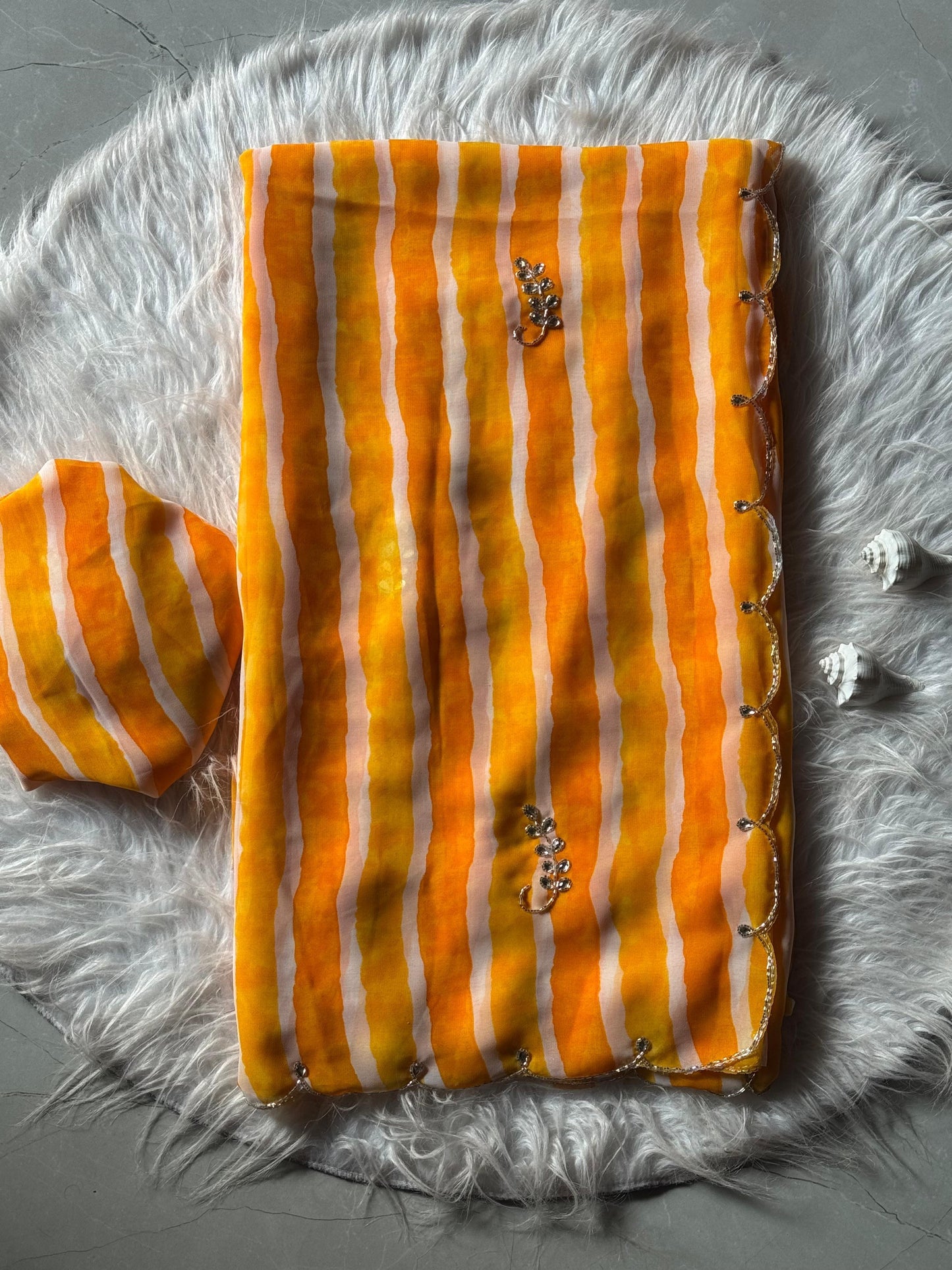 Sunshine Waves Saree