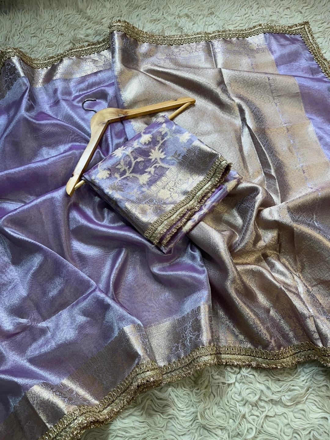 Aqua Aura Banarasi Saree