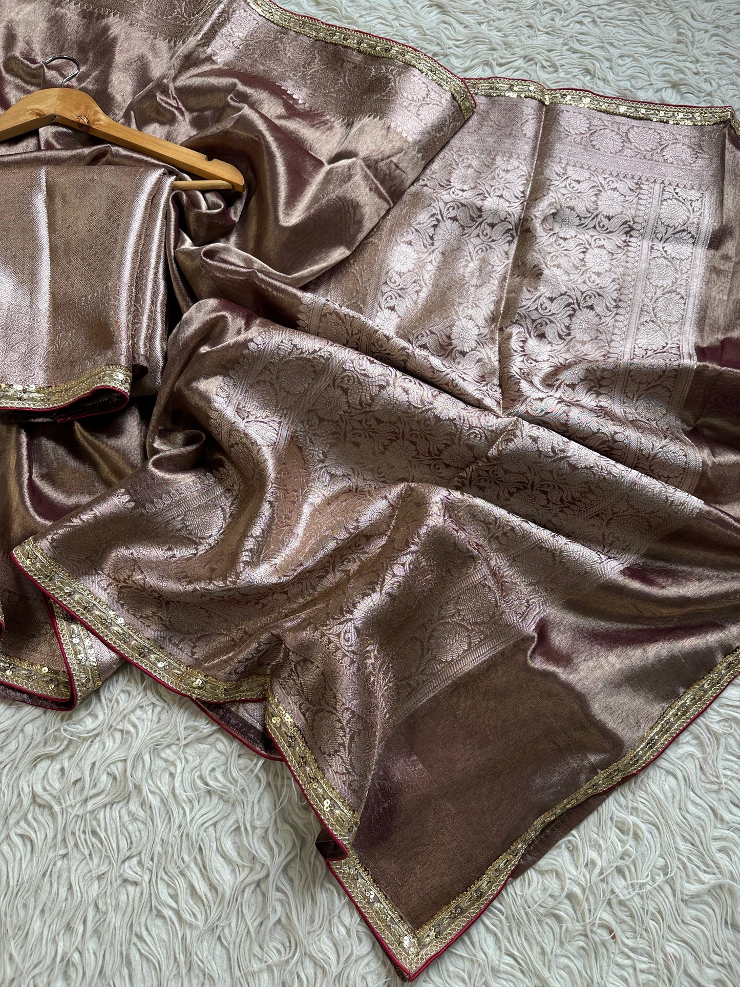 Bronze Elegance Saree