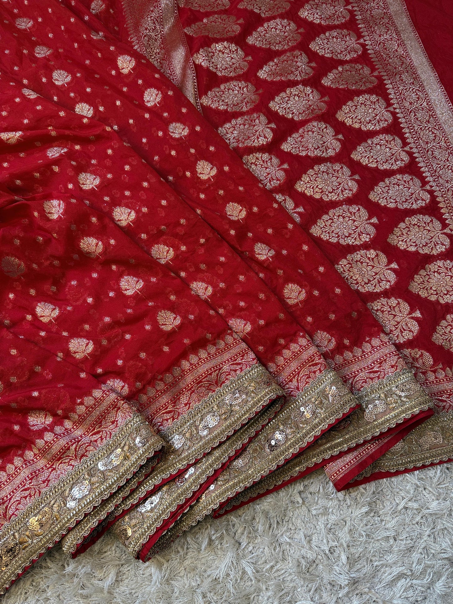 Kanakavalli Khadi Georgette Saree