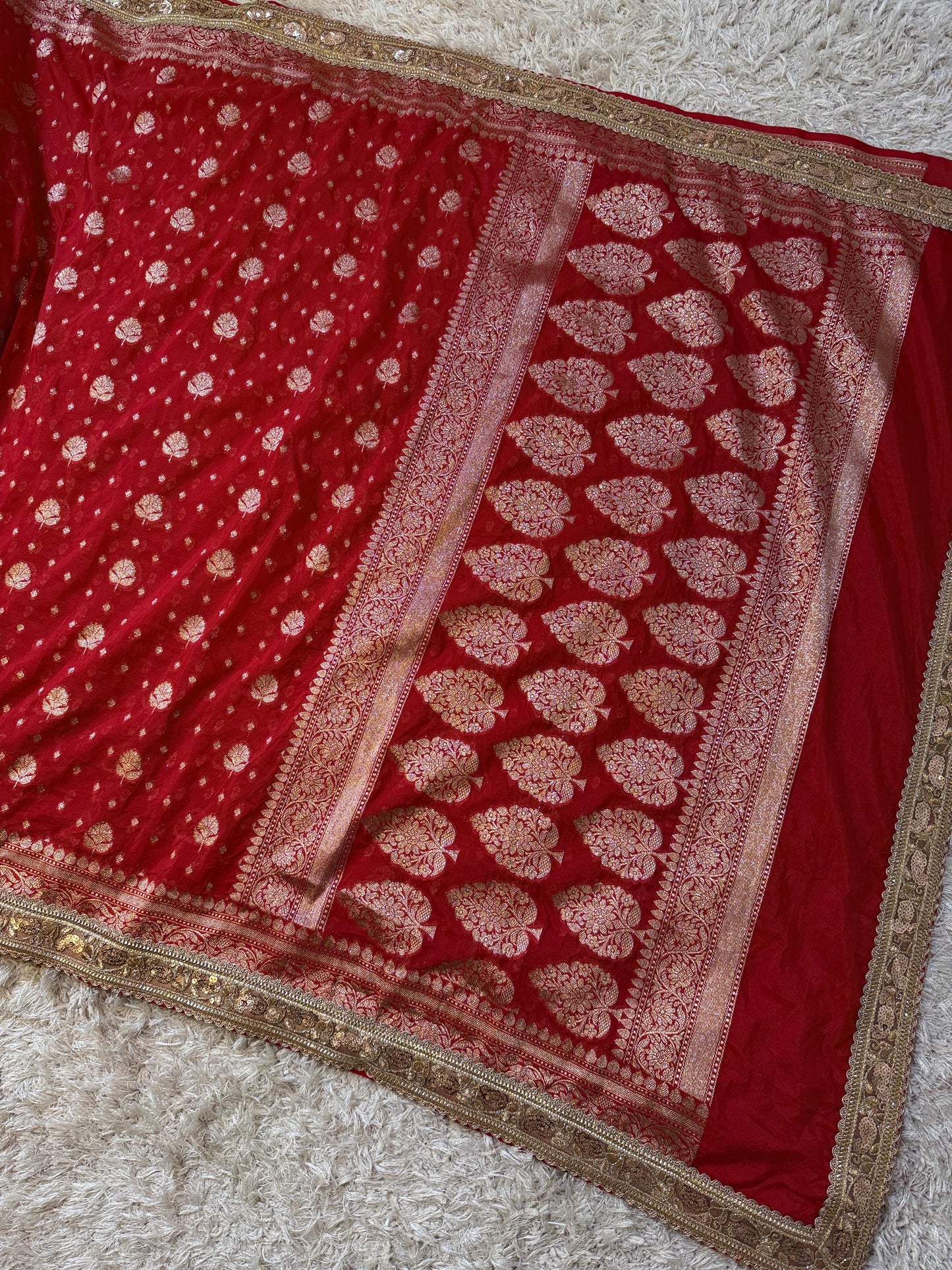 Kanakavalli Khadi Georgette Saree