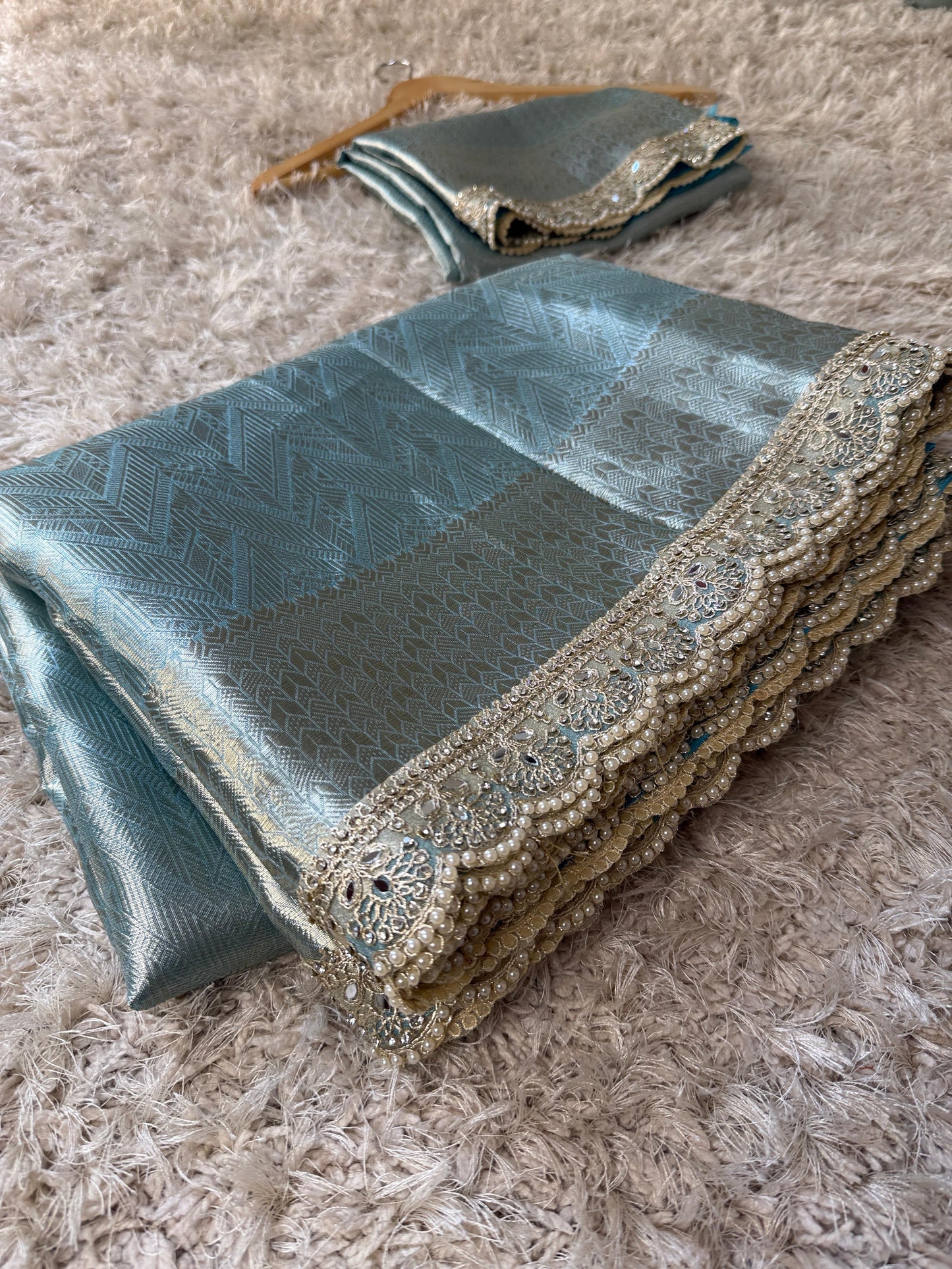 Sage Noor Banarasi Saree