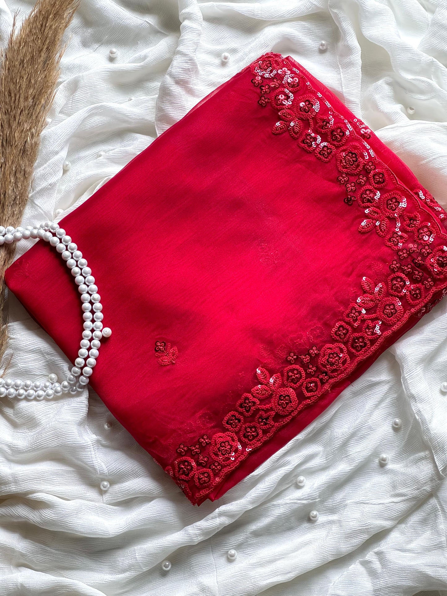 Rosey Dreams Handwork Saree