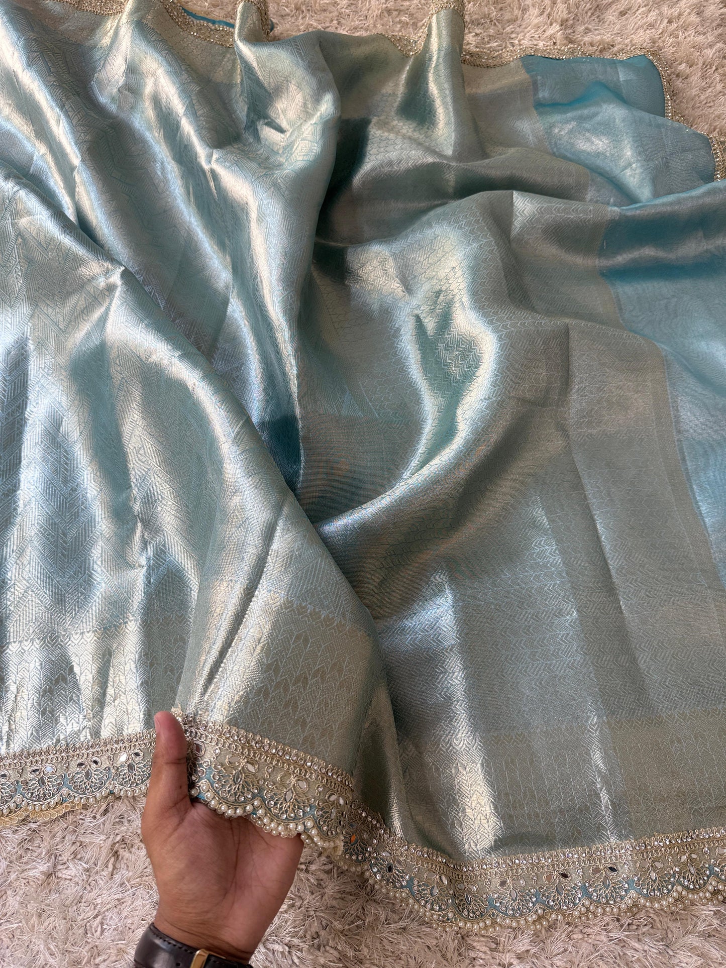 Sage Noor Banarasi Saree