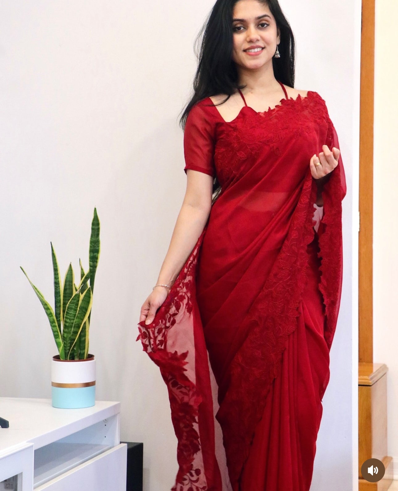 Saga Floral Saree