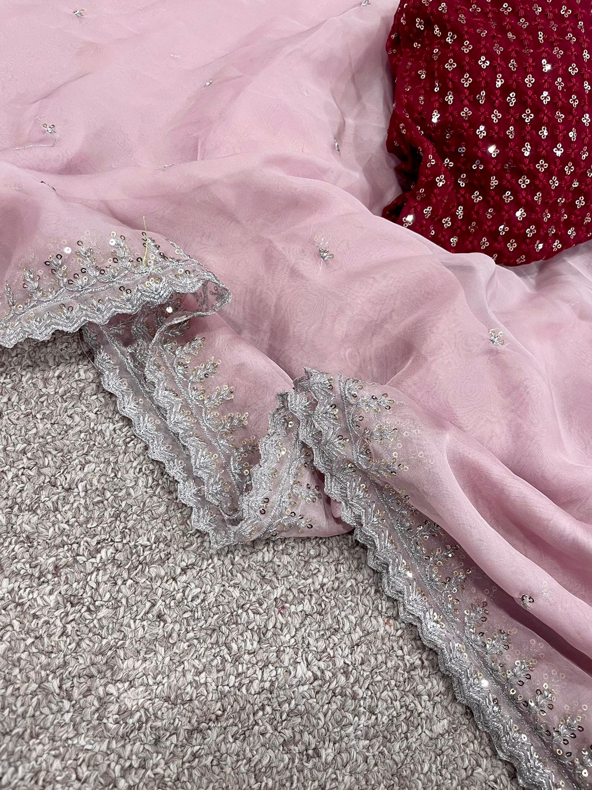 (Ready to wear)Sweet Pearl Organza