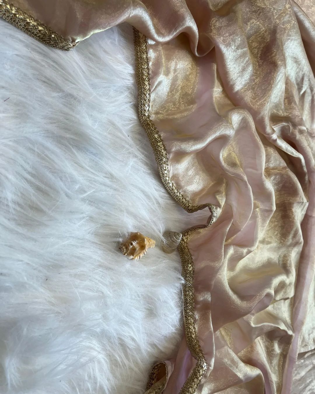 Rose Gold Tissue Silk