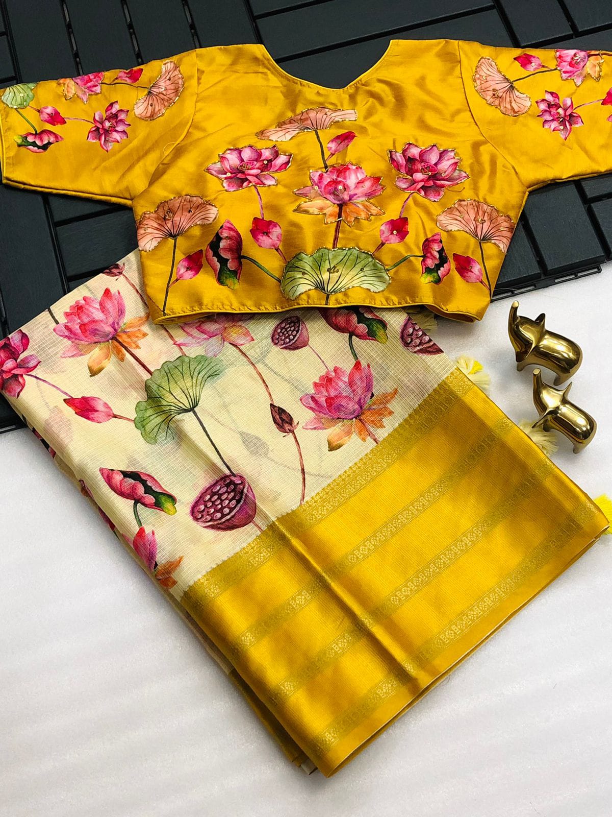 Fabia Floral Saree