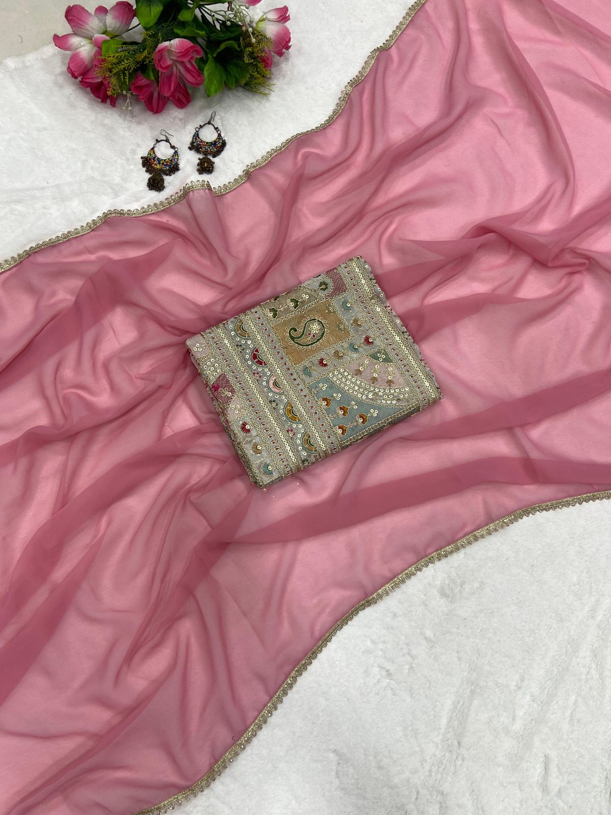 Farheen Viscose Georgette Saree
