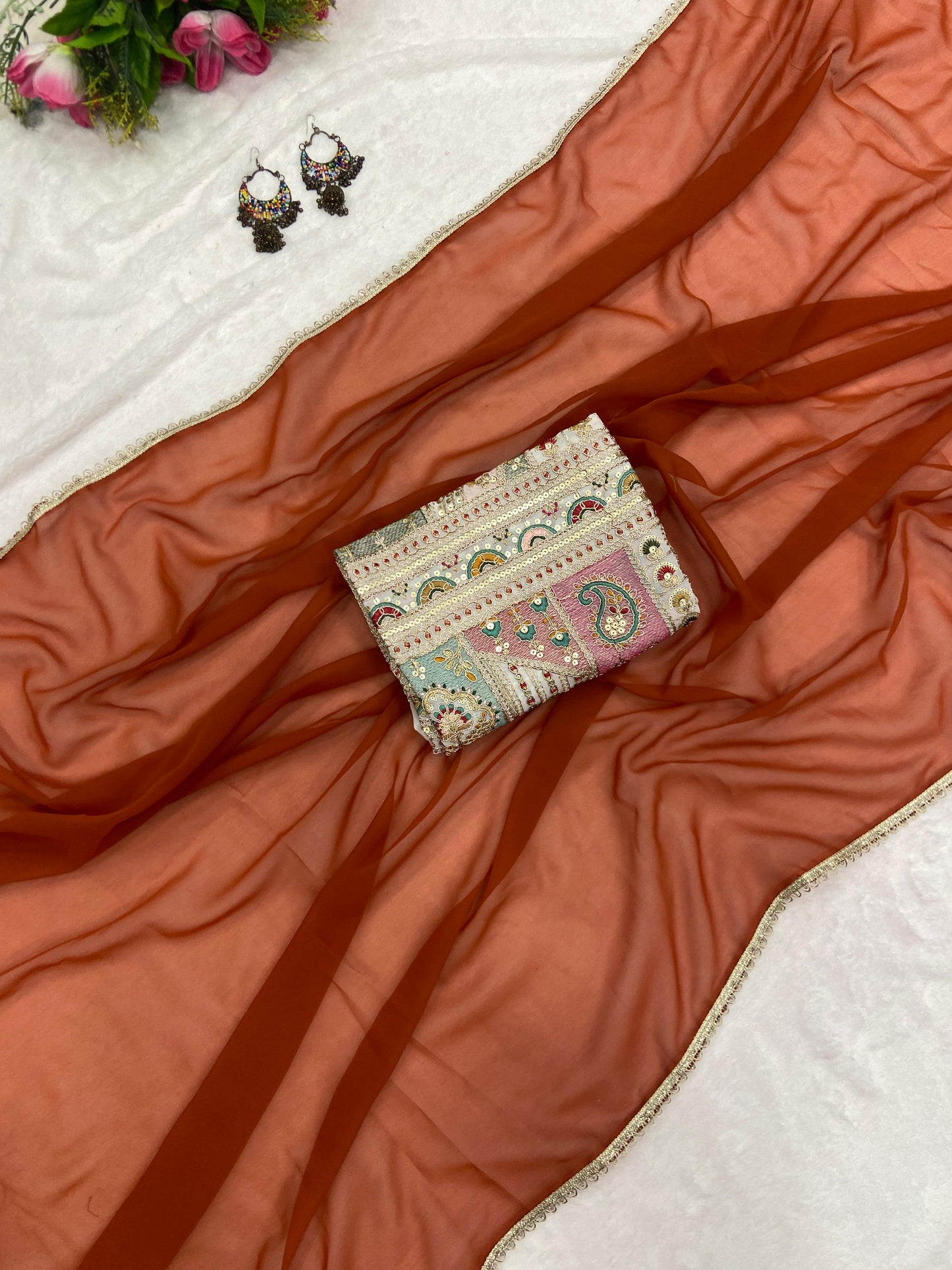 Farheen Viscose Georgette Saree