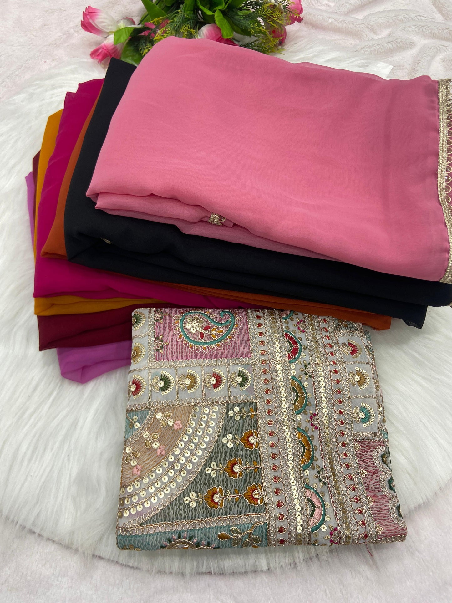 Farheen Viscose Georgette Saree
