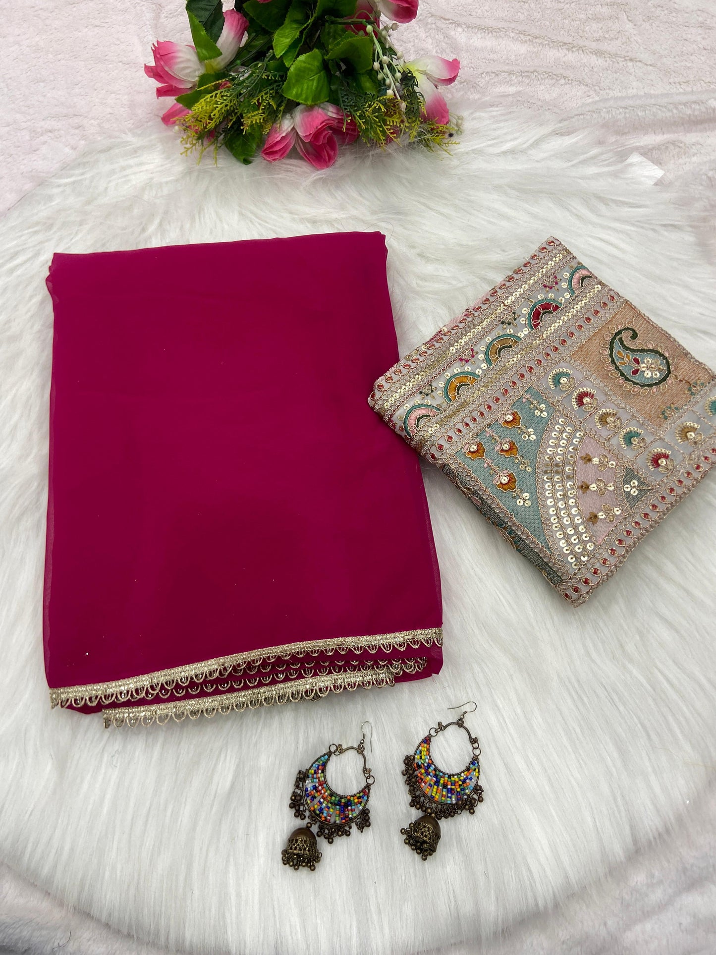 Farheen Viscose Georgette Saree