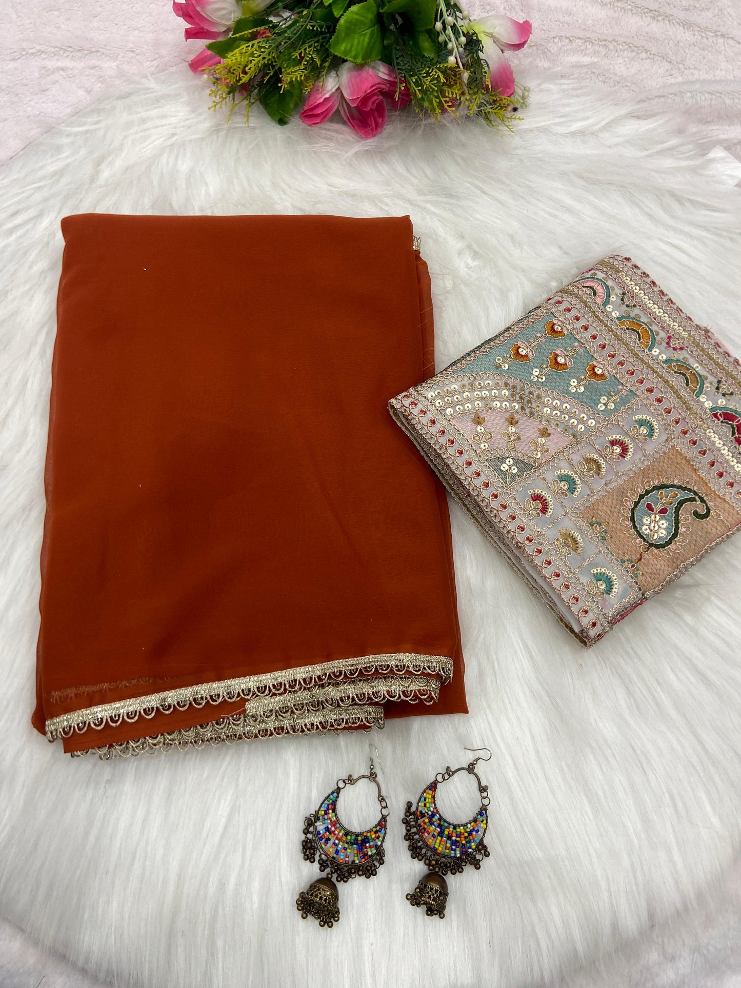 Farheen Viscose Georgette Saree