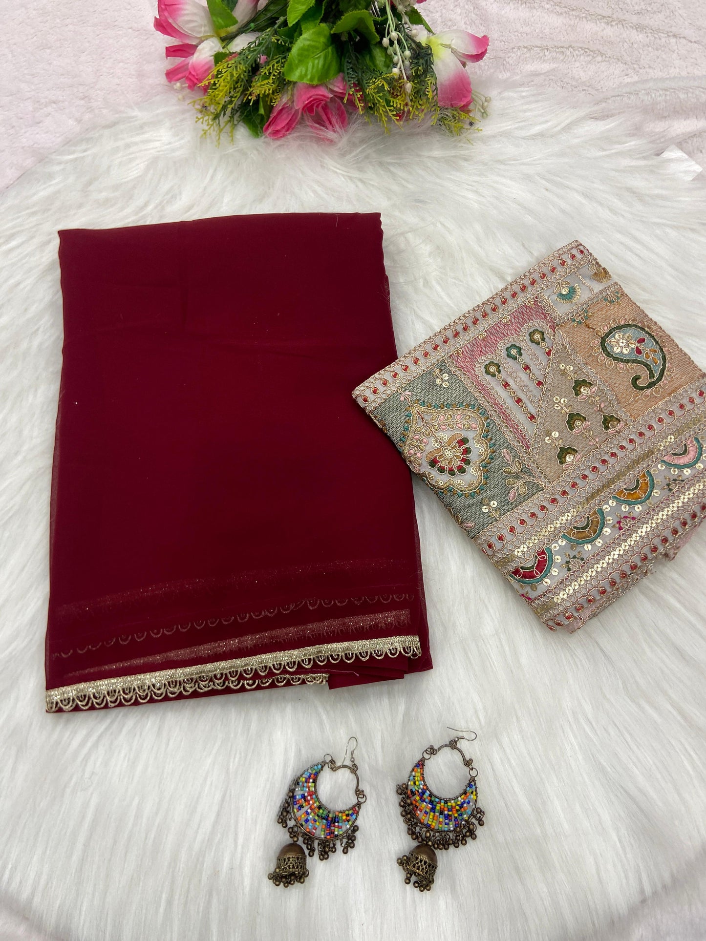 Farheen Viscose Georgette Saree