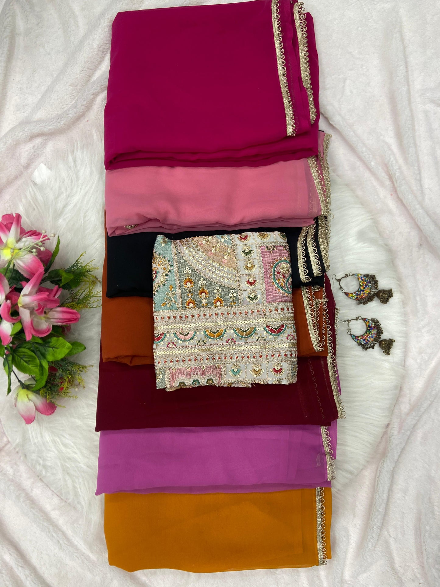 Farheen Viscose Georgette Saree